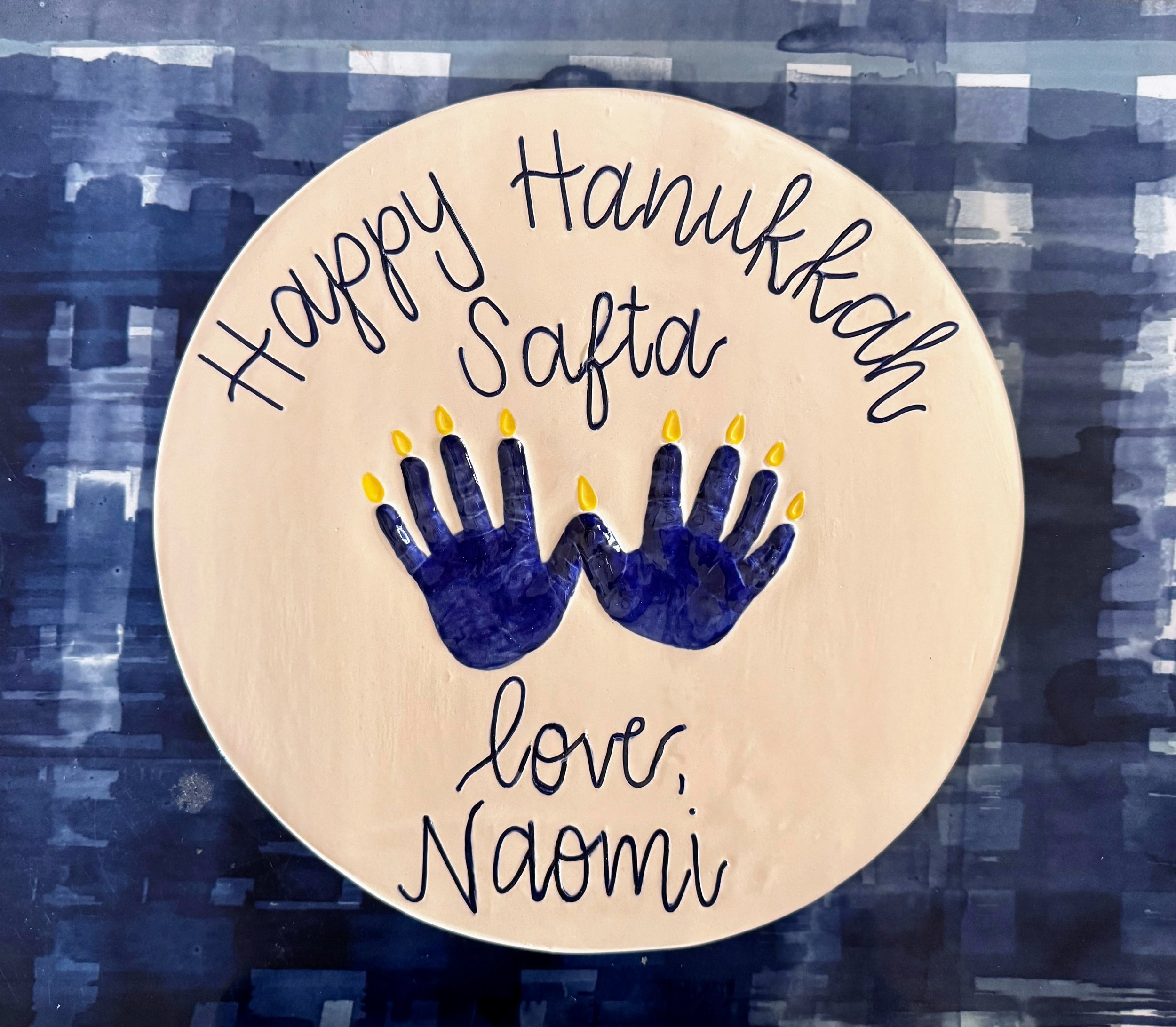 Menorah Plate