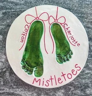 Mistletoes Plate