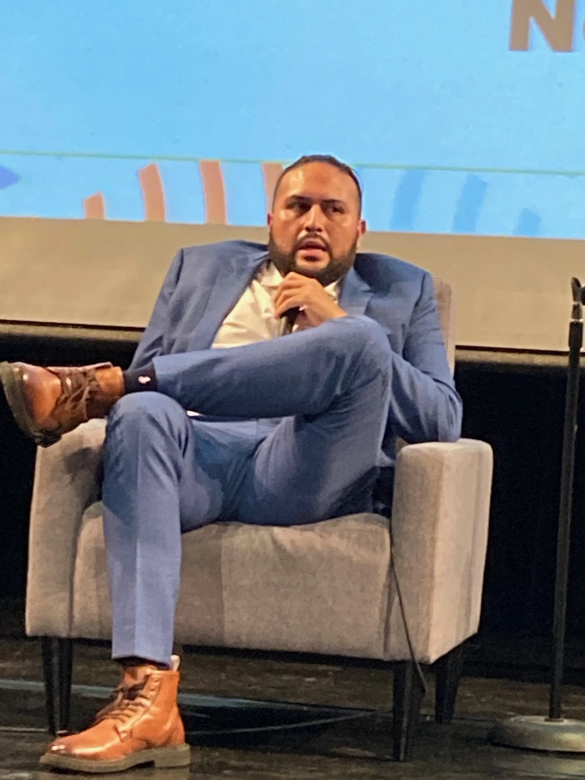 LIU student Vladimir Tobar