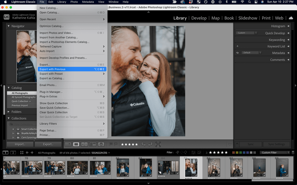 Lightroom Export Settings for Photographers