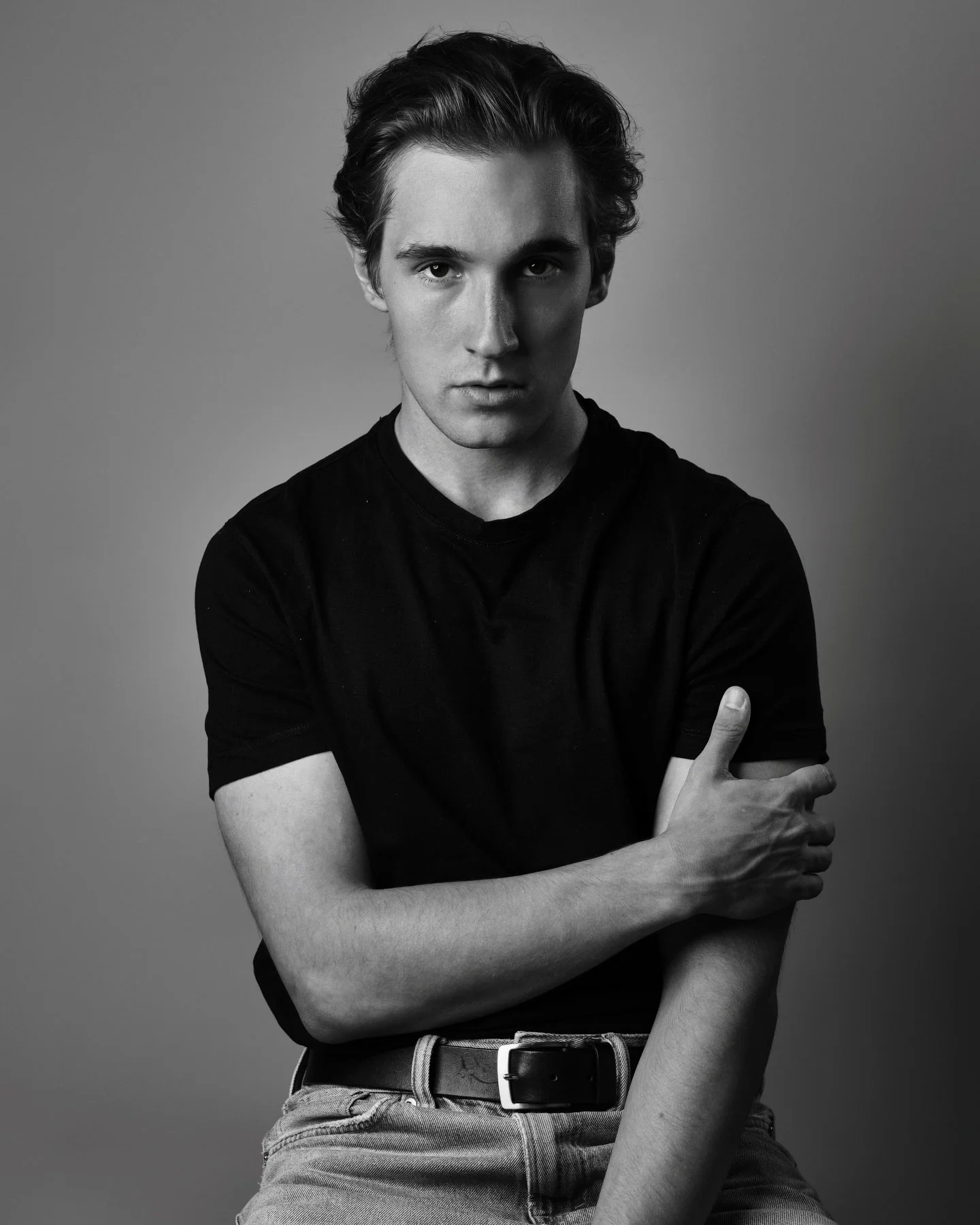 Schwarz-Wei&szlig; Portraitreihe mit dem lieben @felix.schorle 📸 
#portrait #fotograf #m&uuml;nchen #m&uuml;nchenfotograf #studio