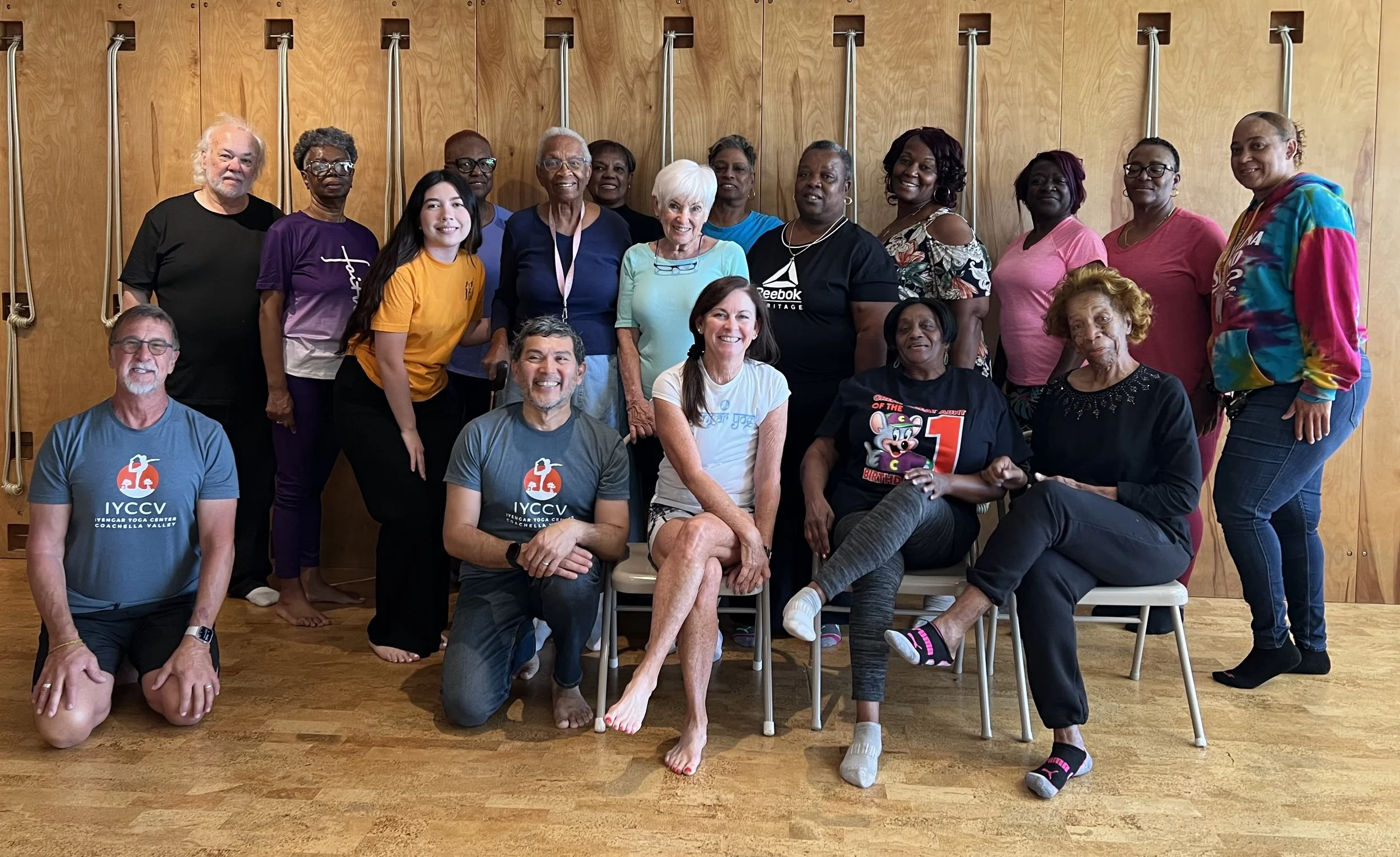 3rd Annual Yoga Field Trip for the James O Jessie Desert Highland Unity Center’s Let’s Do Lunch! Members