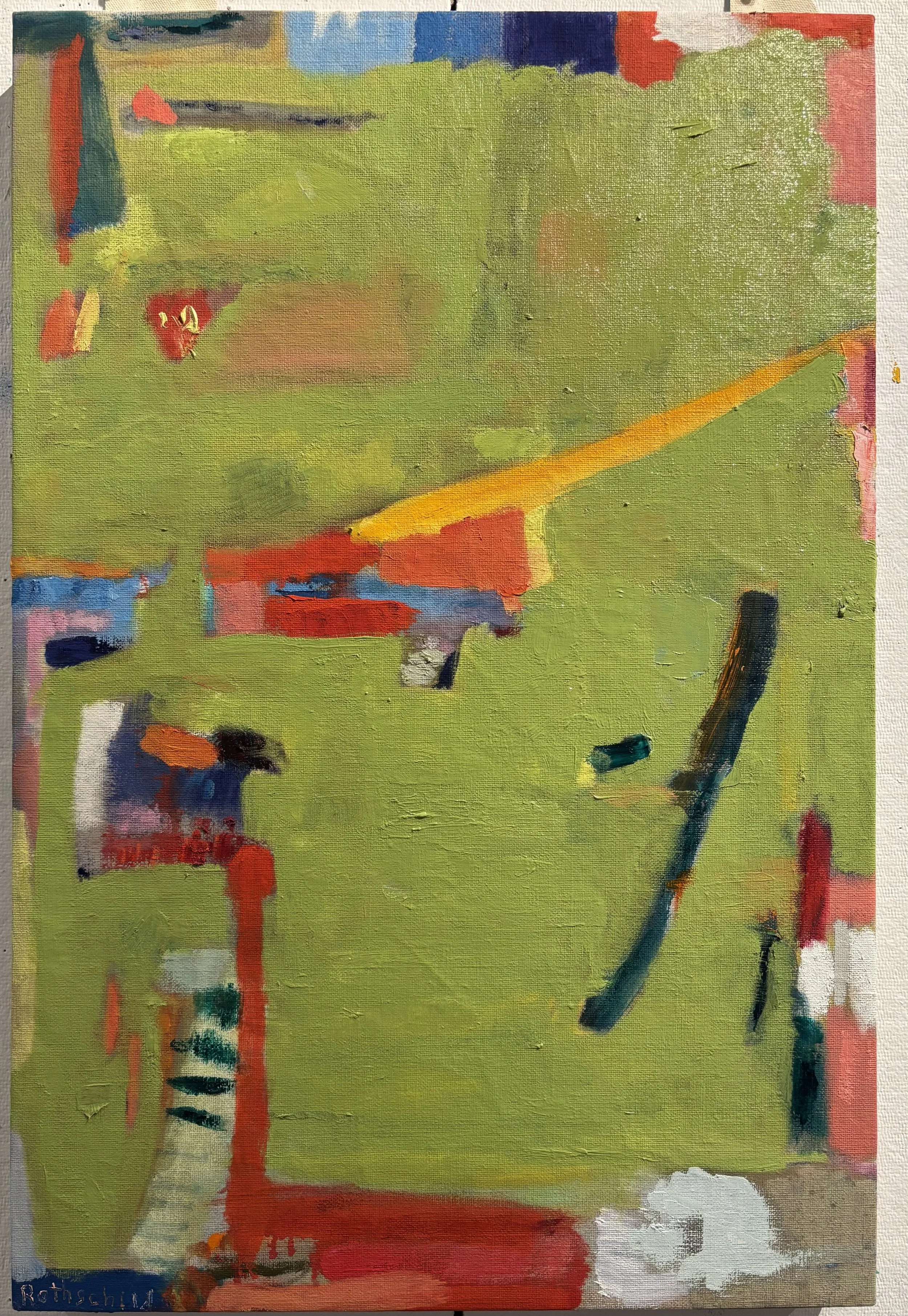 12/28/2024 Hodgkins/Hoffman, oil on linen, 24x16, 2024