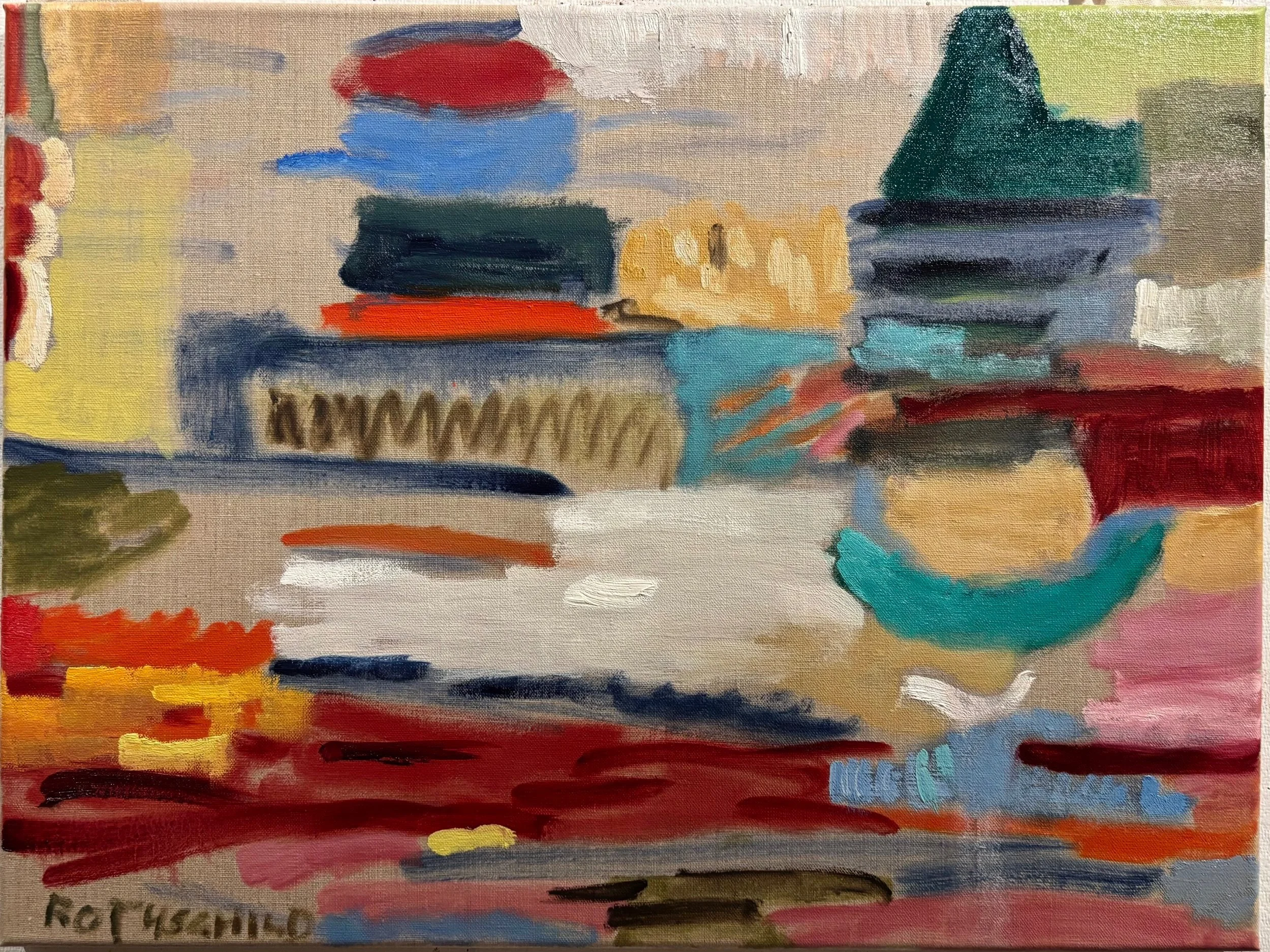 Oddities From the Harbor, oil on linen, 18x24, 2025
