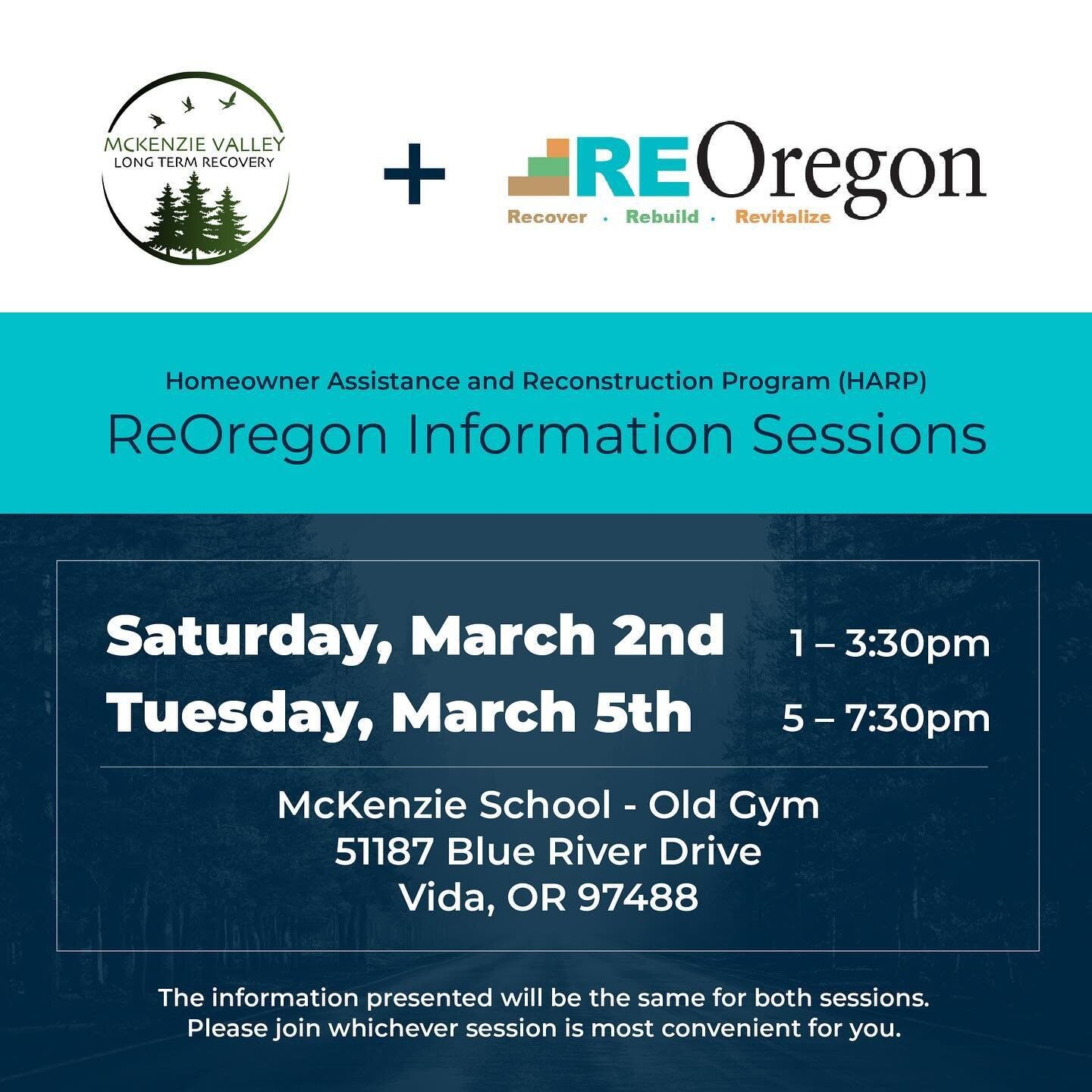 If you were a homeowner at the time of the 2020 Holiday Farm Fire and your primary residence was damaged or destroyed, the ReOregon Homeowner Assistance and Reconstruction Program (HARP) may be able to offer the support you need during these challeng