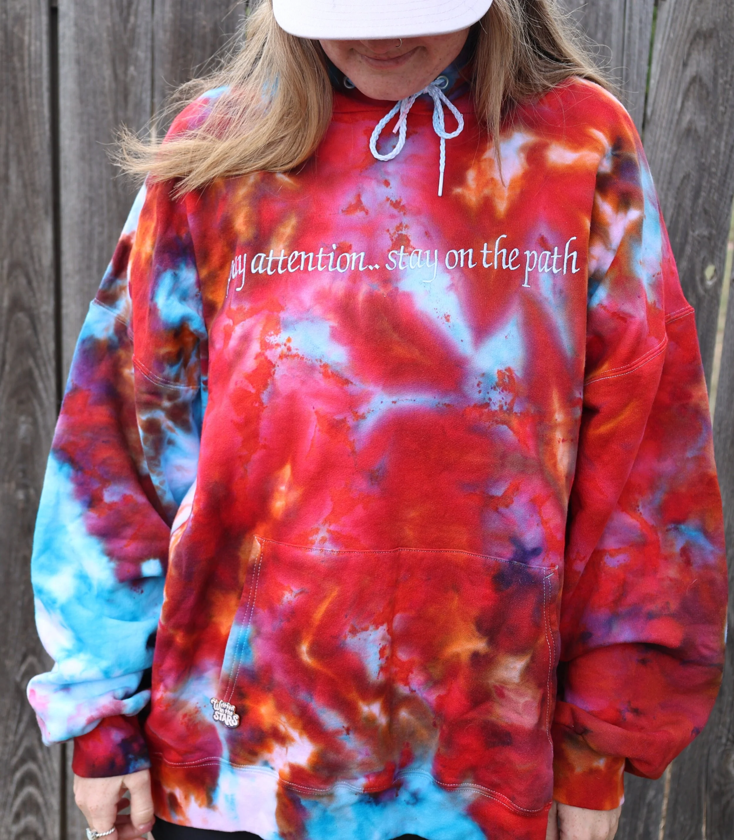 pay attention, stay on the path.