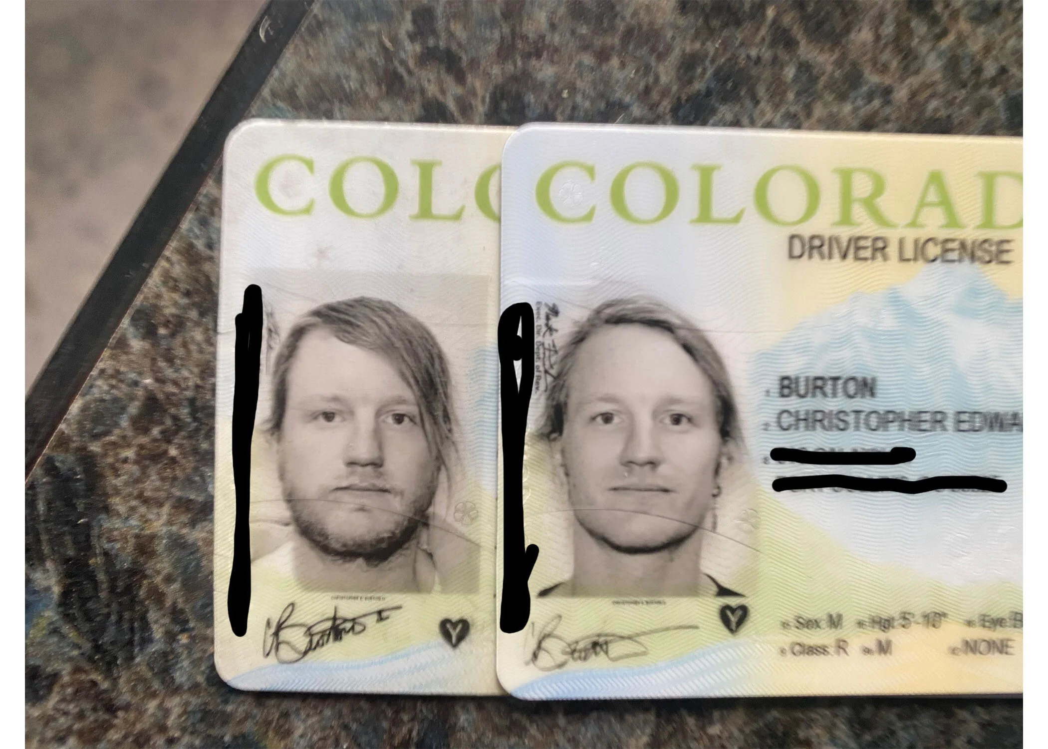 these pictures are less than two years apart. same dude, different mindset.