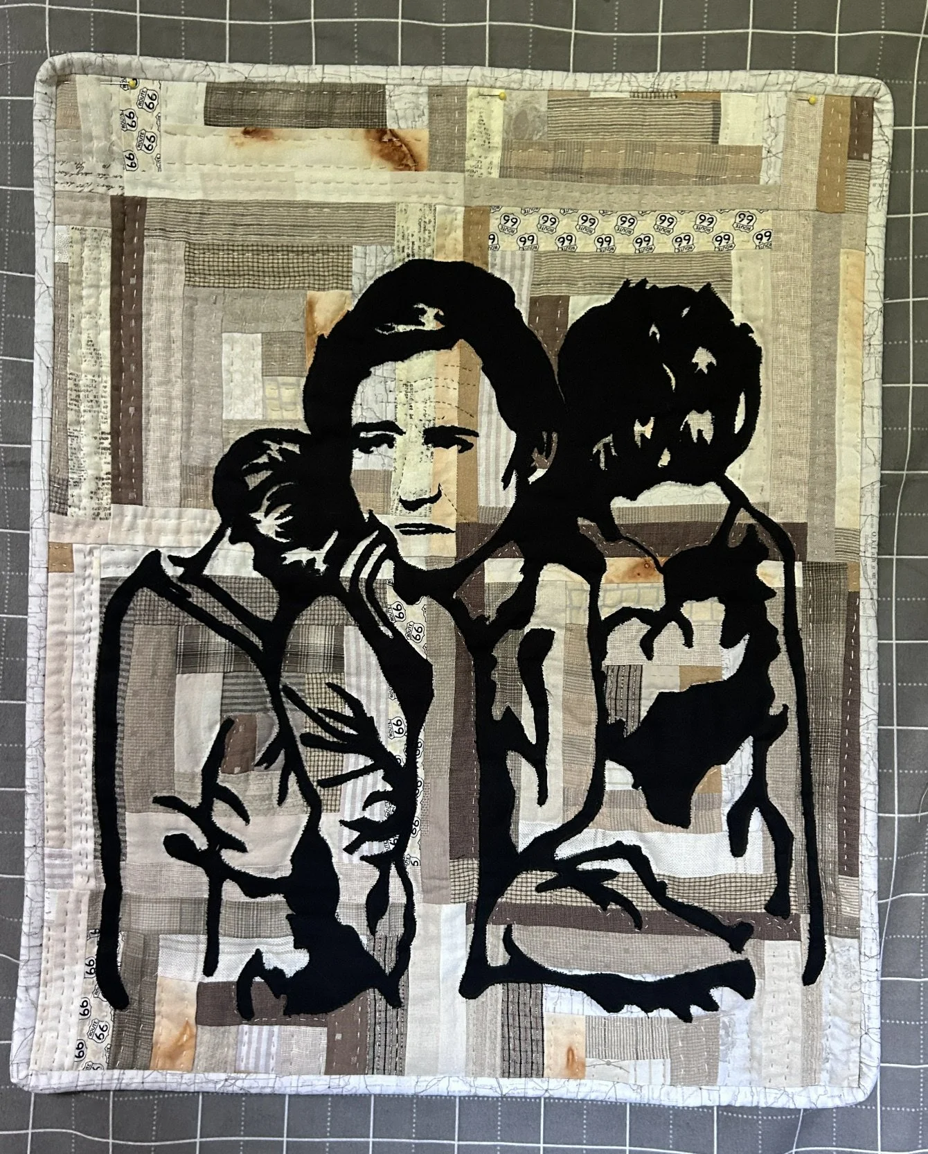 Florence
by Denise Bell
*
Florence Owens Thompson, the migrant mother from Dorothea Lange’s iconic dustbowl photograph, was just trying to get through the day and care for her children.  

In researching this project I discovered that, while specific