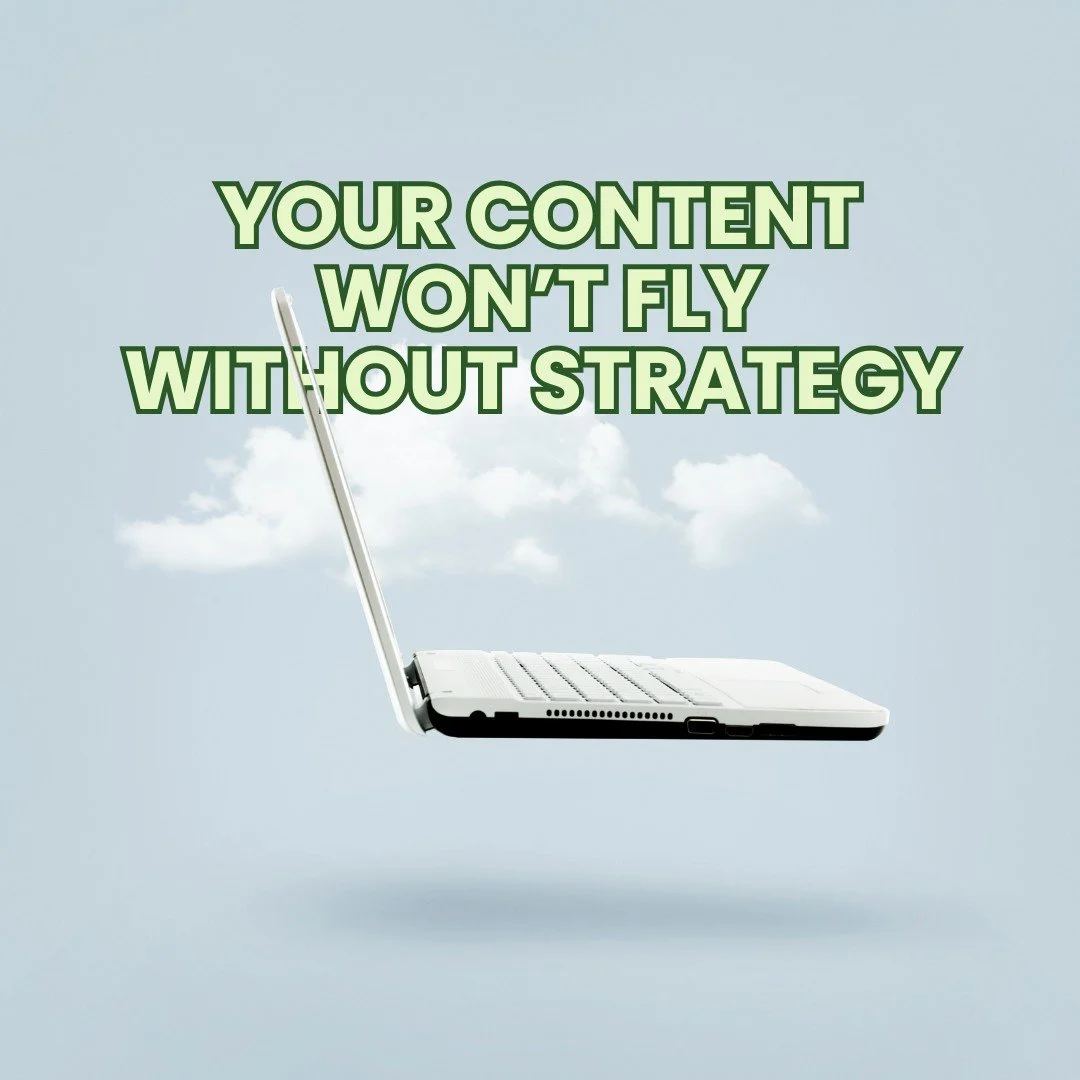 Your content might look good, but without strategy, it&rsquo;s just floating.
🛩️

If you&rsquo;re posting without a clear plan, goals, or purpose, you're missing the chance to build momentum and make an impact.

Strategy = direction.
Direction = gro