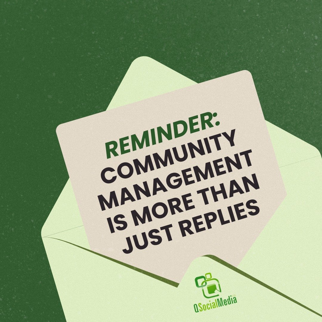 Everyone talks about content creation, but what about the comment section?

Community management is often misunderstood, so let&rsquo;s clear things up. 👇

Here&rsquo;s what it&rsquo;s NOT:

▪️ Just replying with emojis
▪️ A task for the intern
▪️ O