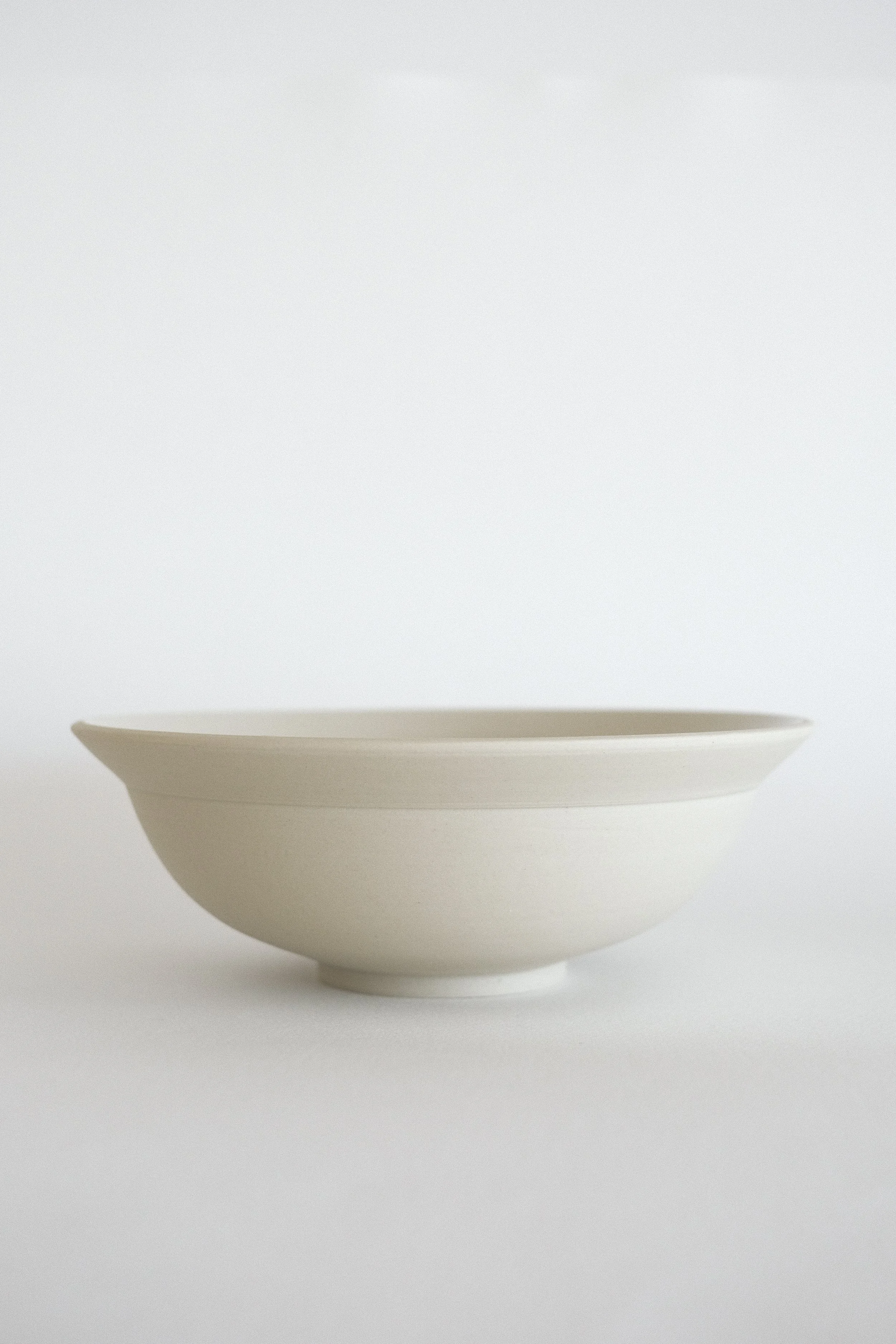 classic white ceramic bowl