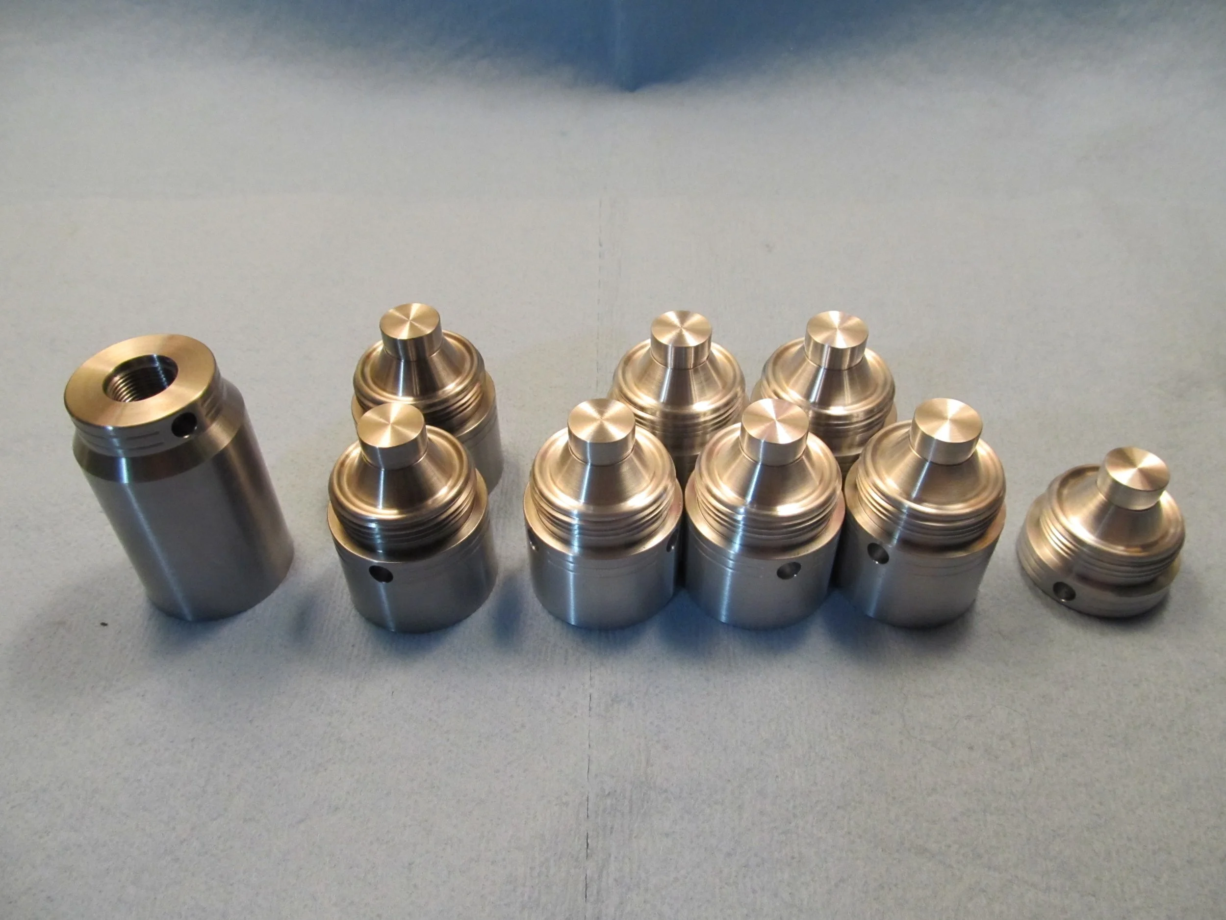 1-1/4" diameter kit, "Heavy Duty" construction, 8 cups