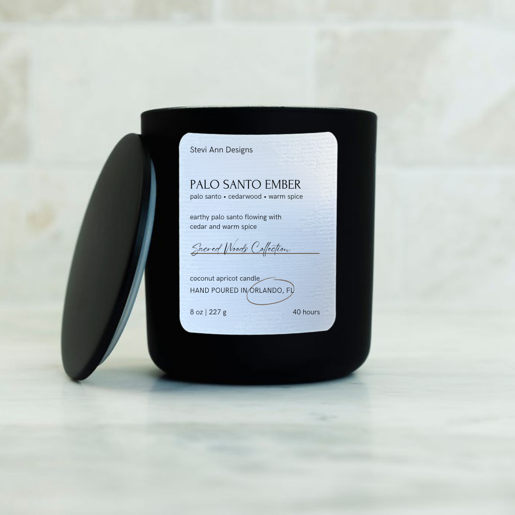 Palo Santo Ember Candle, 8 oz