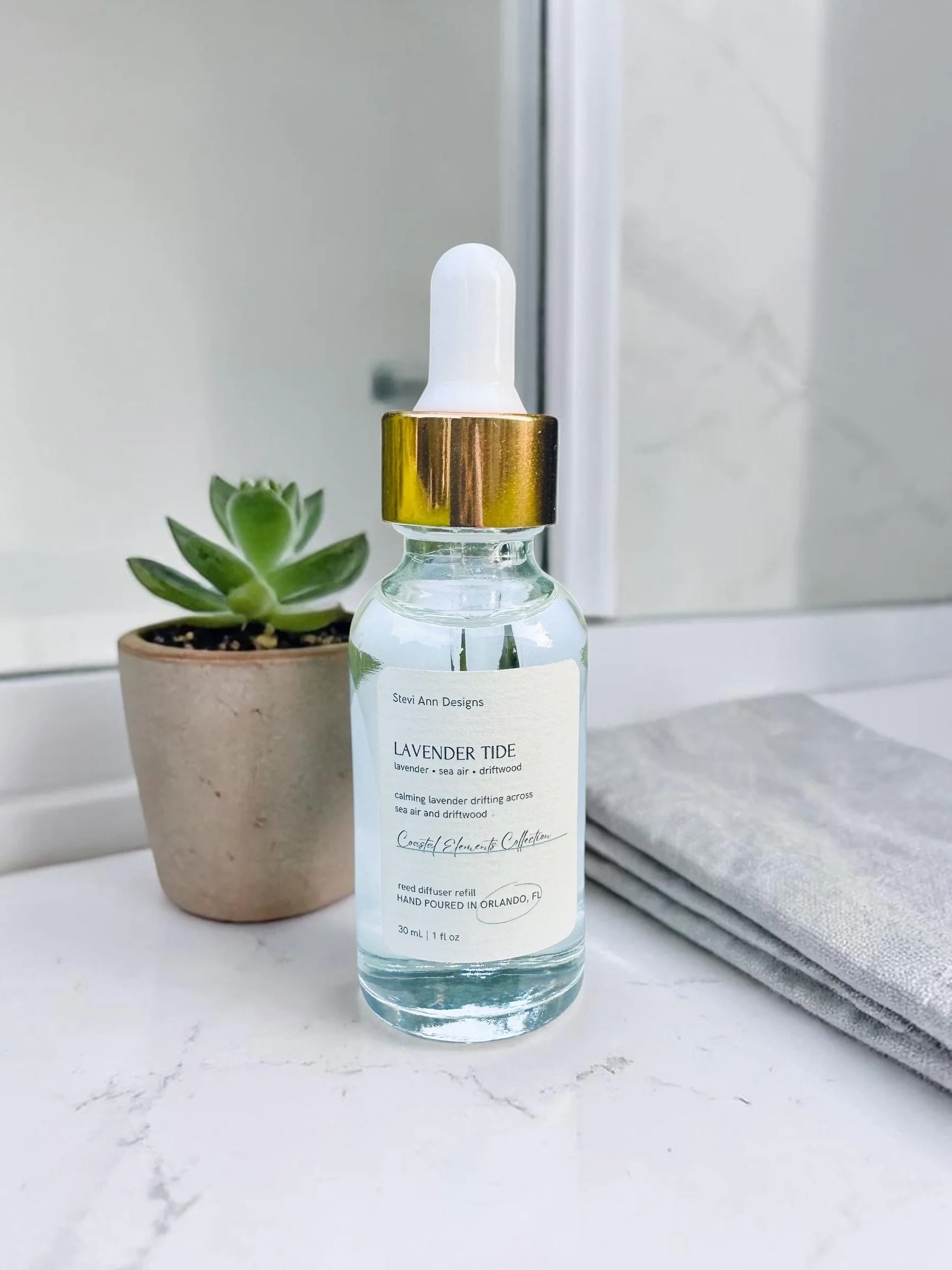 Lavender Tide Car Diffuser Refill, 1 fl oz
