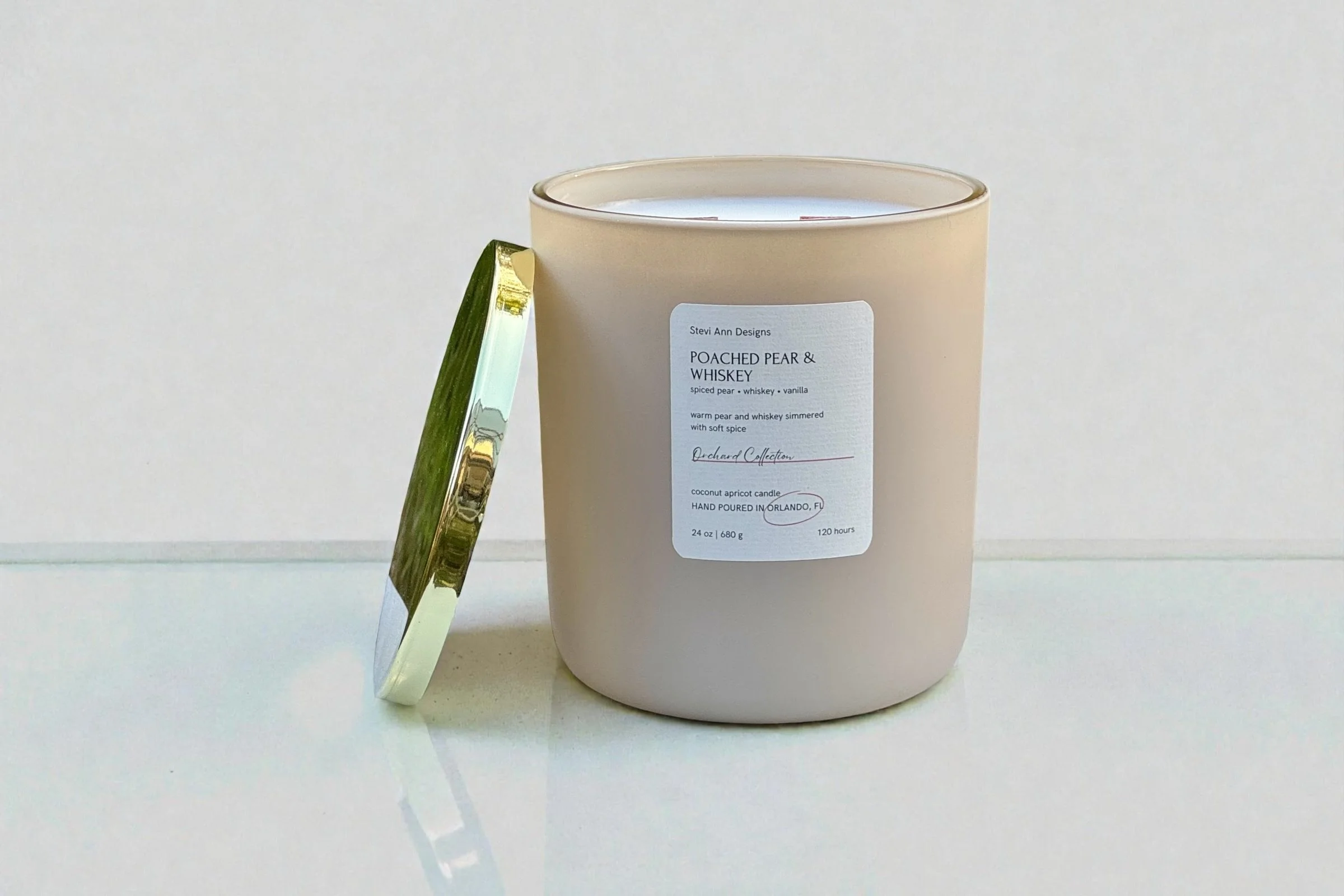Honeyed Matcha Grove Candle, 24 oz
