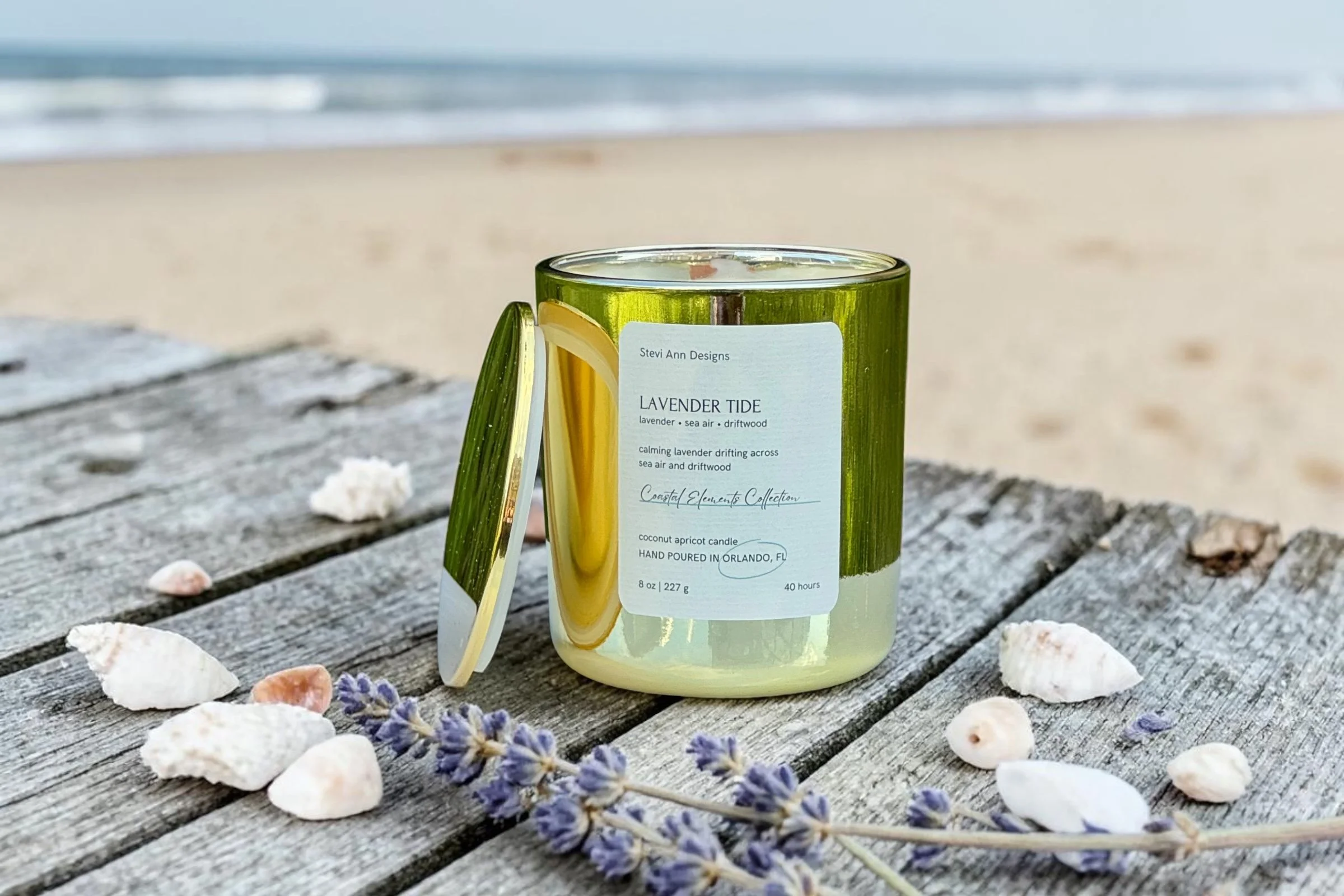 Lavender Tide Candle, 8 oz