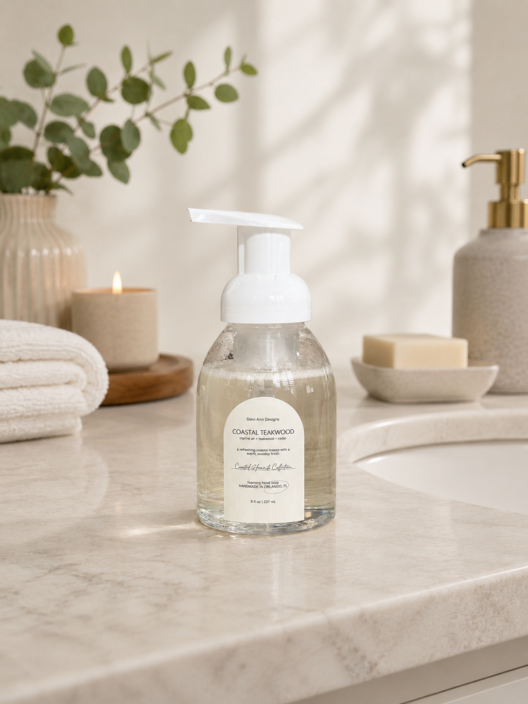 Coastal Teakwood Foaming Hand Soap