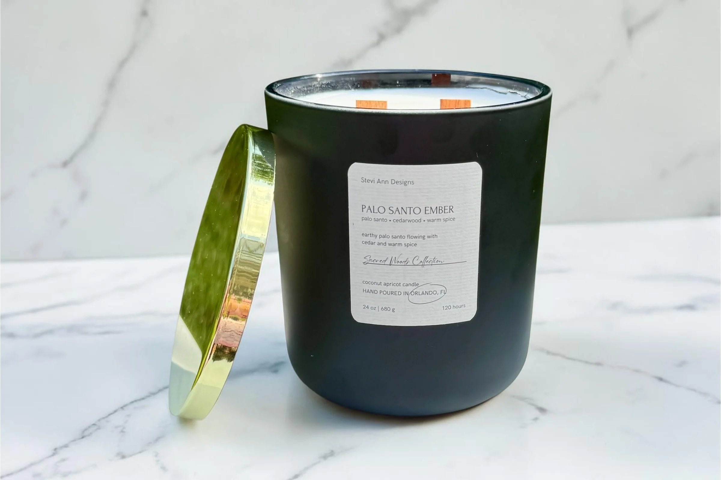 Palo Santo Ember Candle, 24 oz