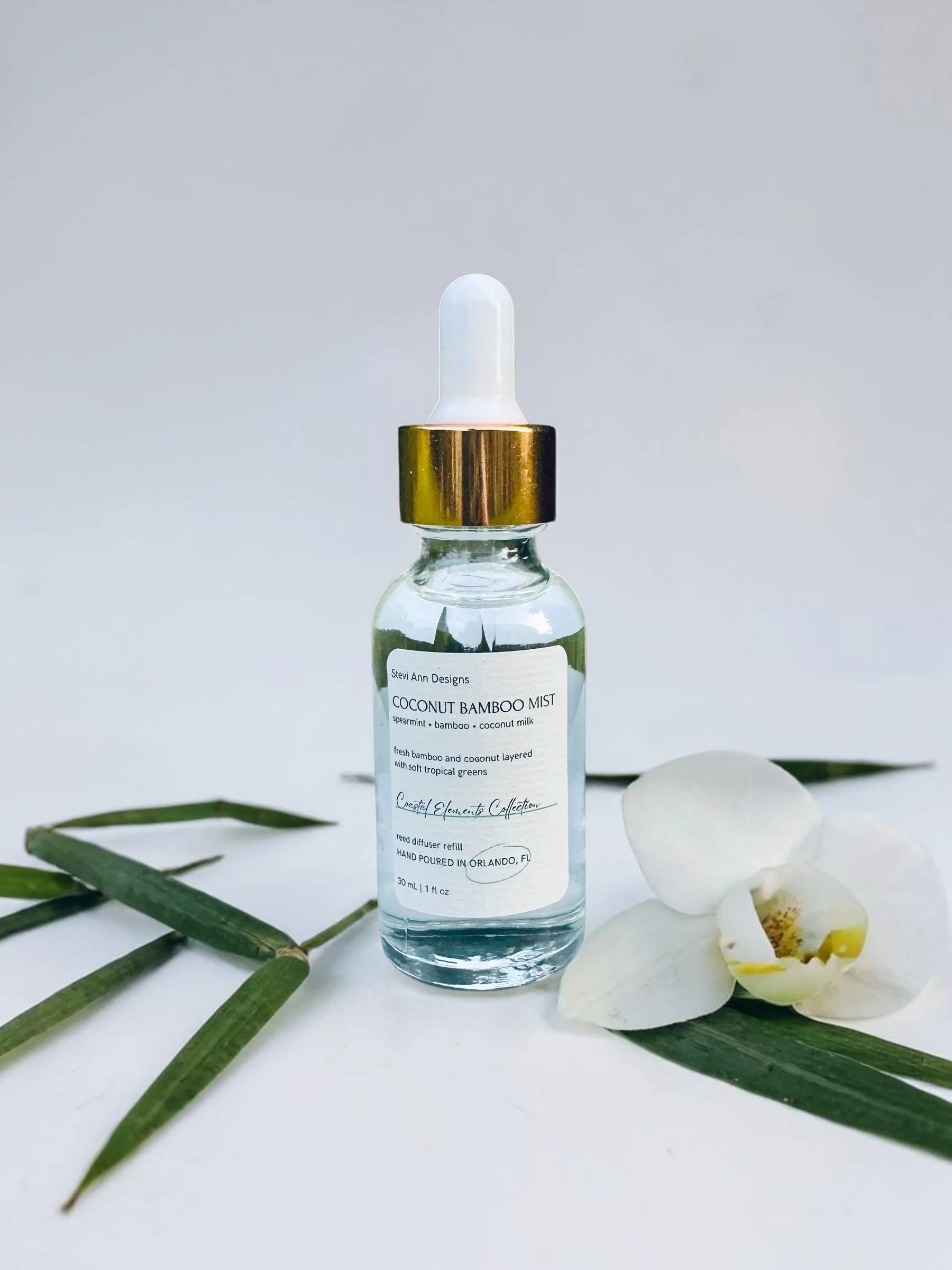 Coconut Bamboo Mist Car Diffuser Refill, 1 fl oz