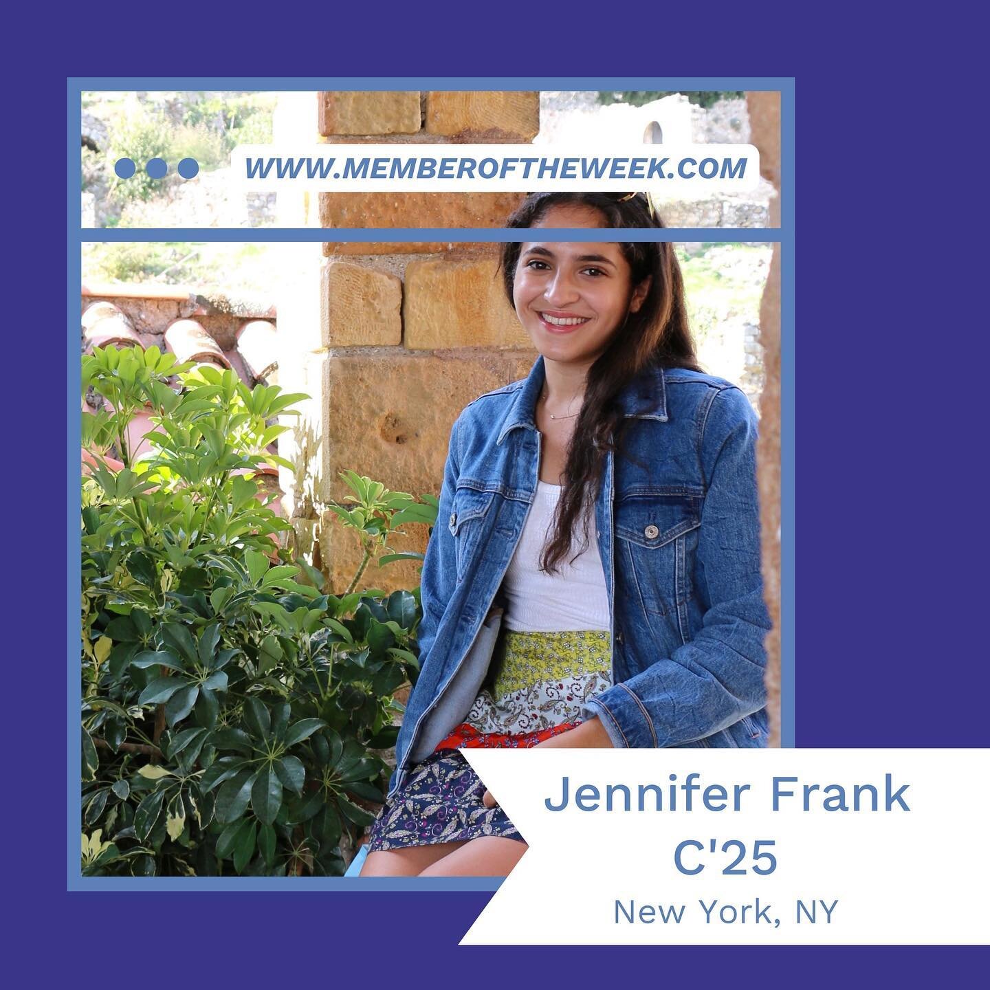 LAST BUT NOT LEAST GIVE IT UP FOR THIS WEEKS MEMBER OF THE WEEK, JENNIFER!!! 🥳🥳 Swipe to learn more about one of our awesome members!