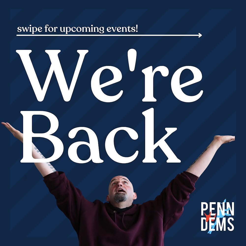 We&rsquo;reeeee Bacccckk&hellip; Join us this week and next for political events on campus!! 😎