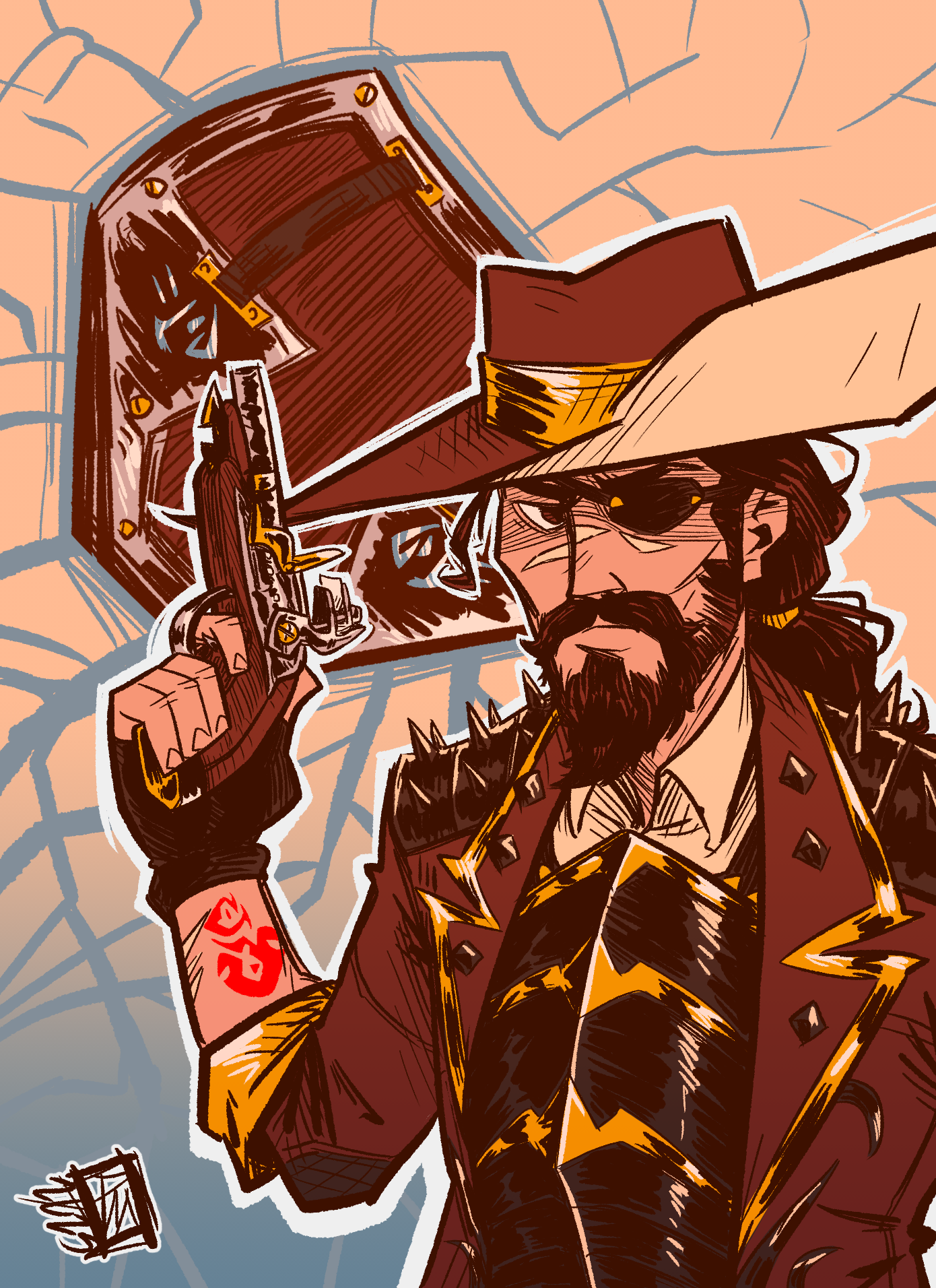 an updated drawing of Malcolm