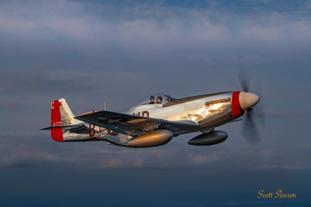 Flying P-51 Mustangs In The US