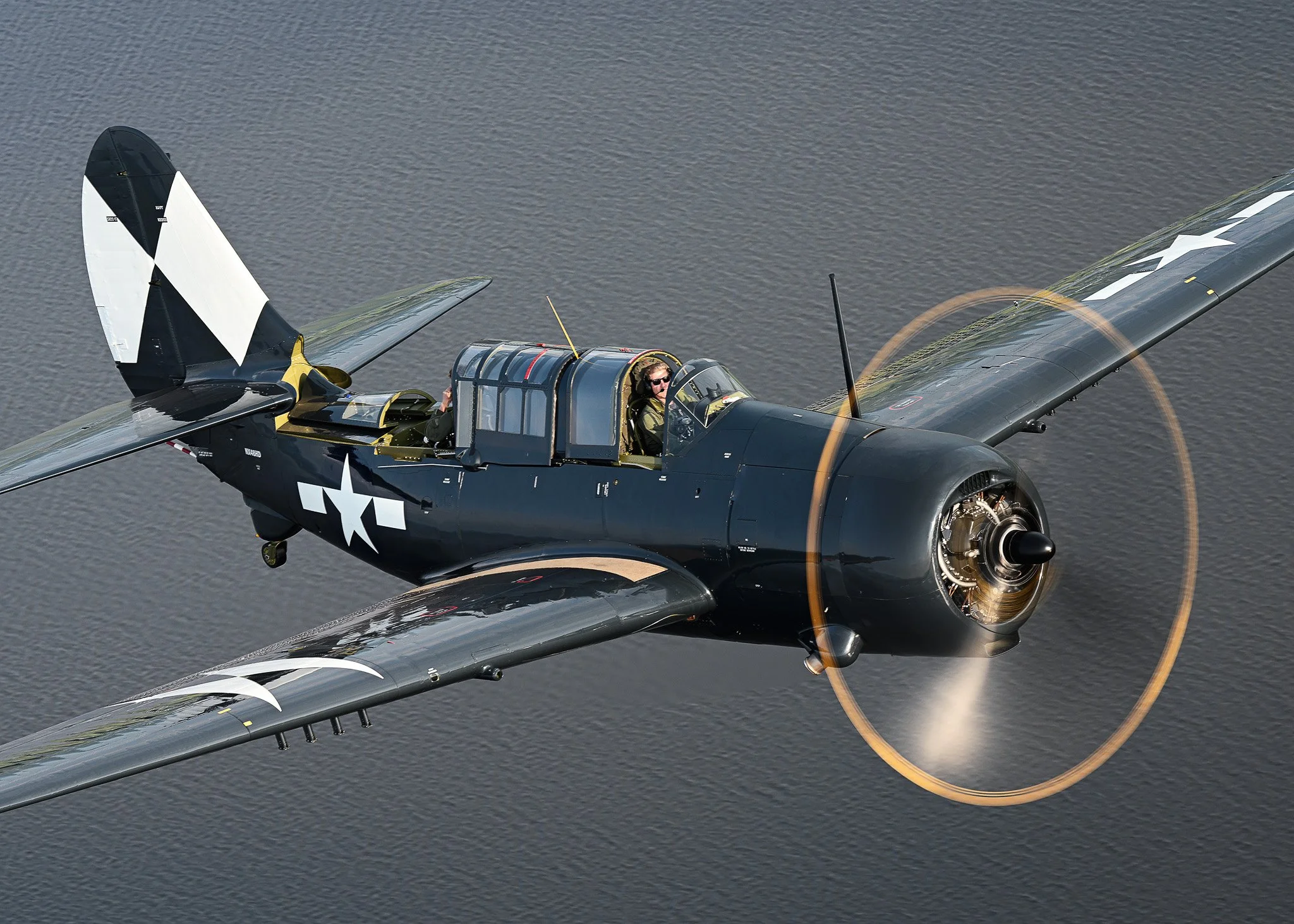 Fully Restored Curtiss SB2C-5 Helldiver