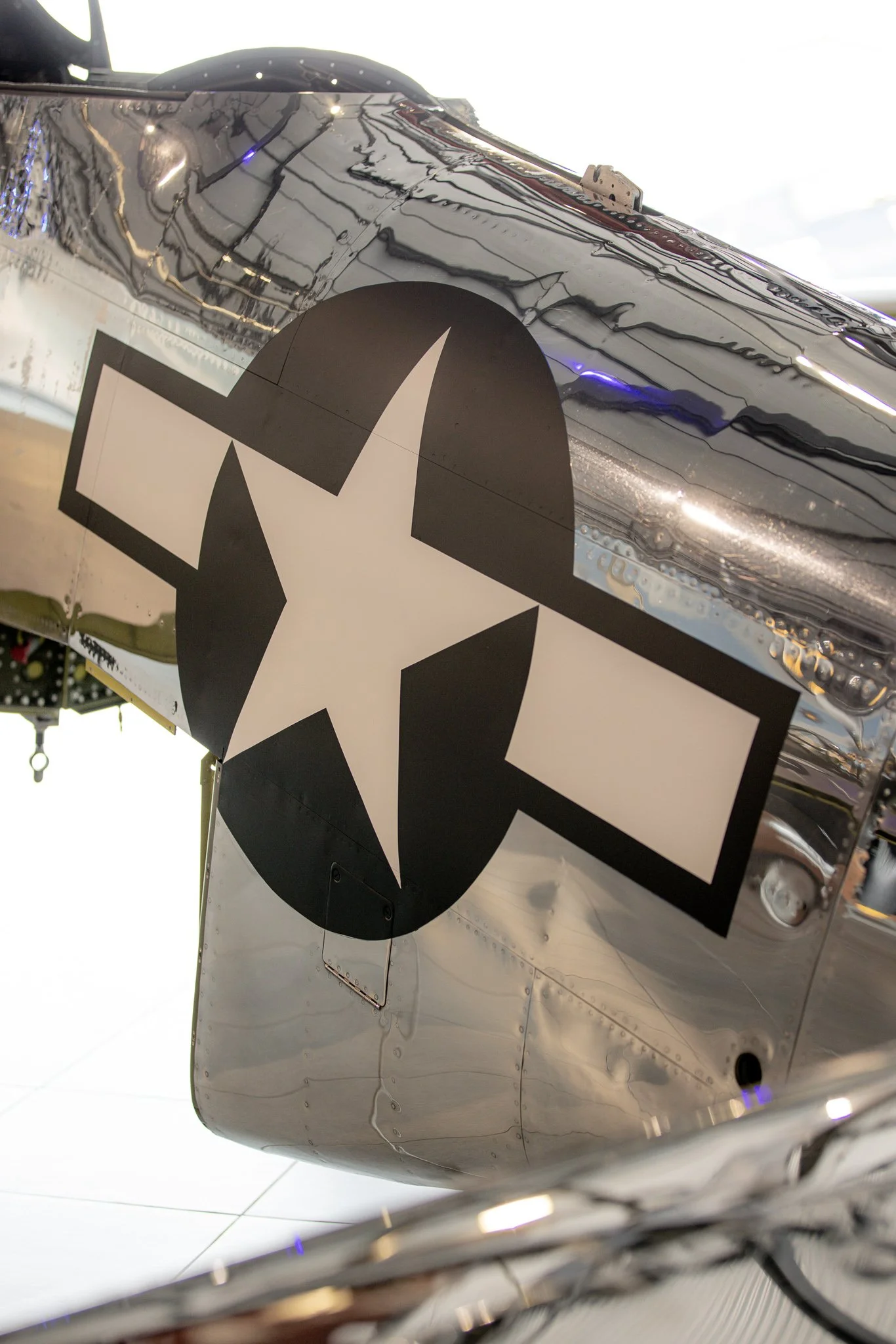 A WW2 Mustang Star and Bars, P-51D Mustang, Fagen Fighters WW2