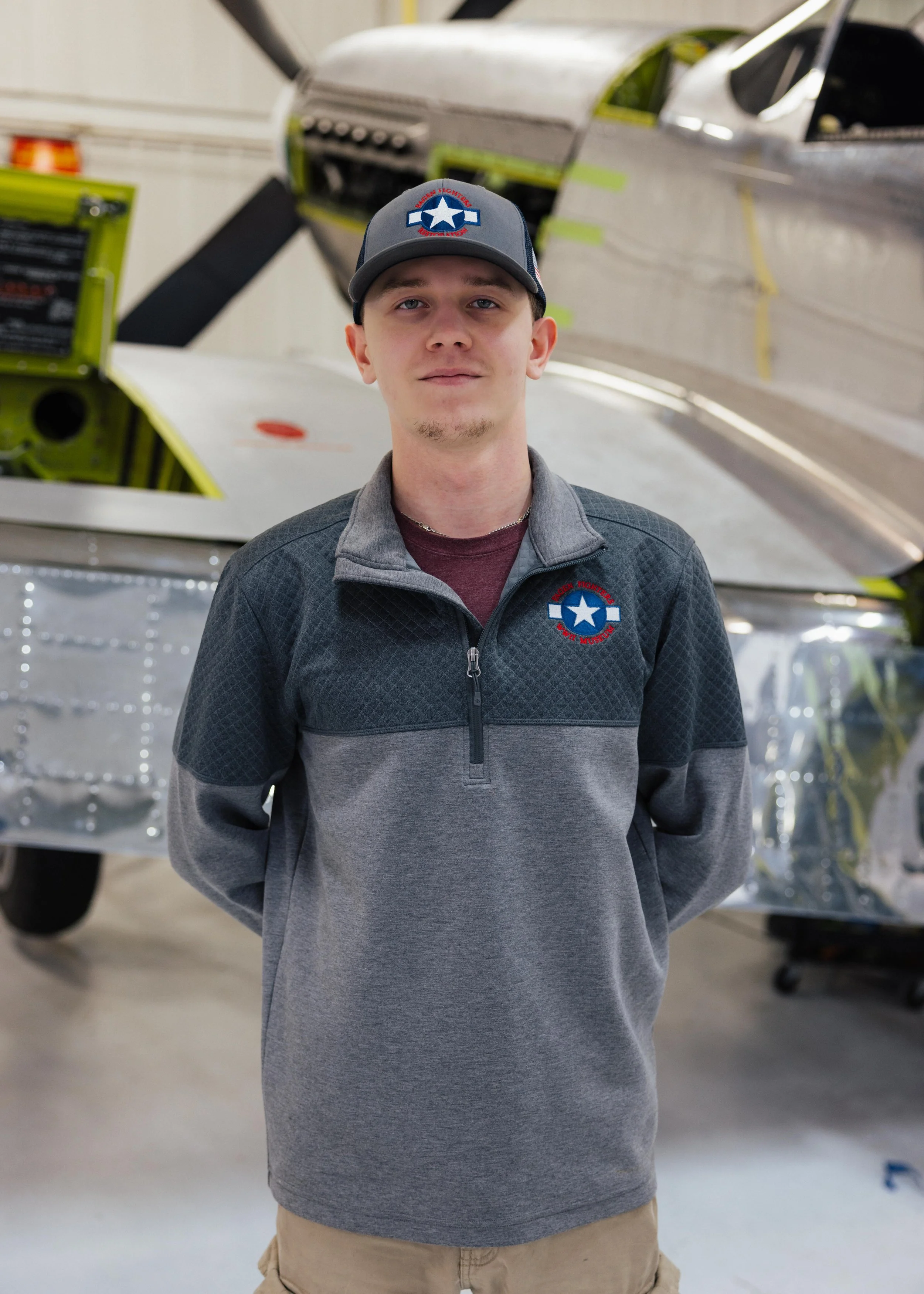 Keaton Granja employee at Fagen Fighters Restoration