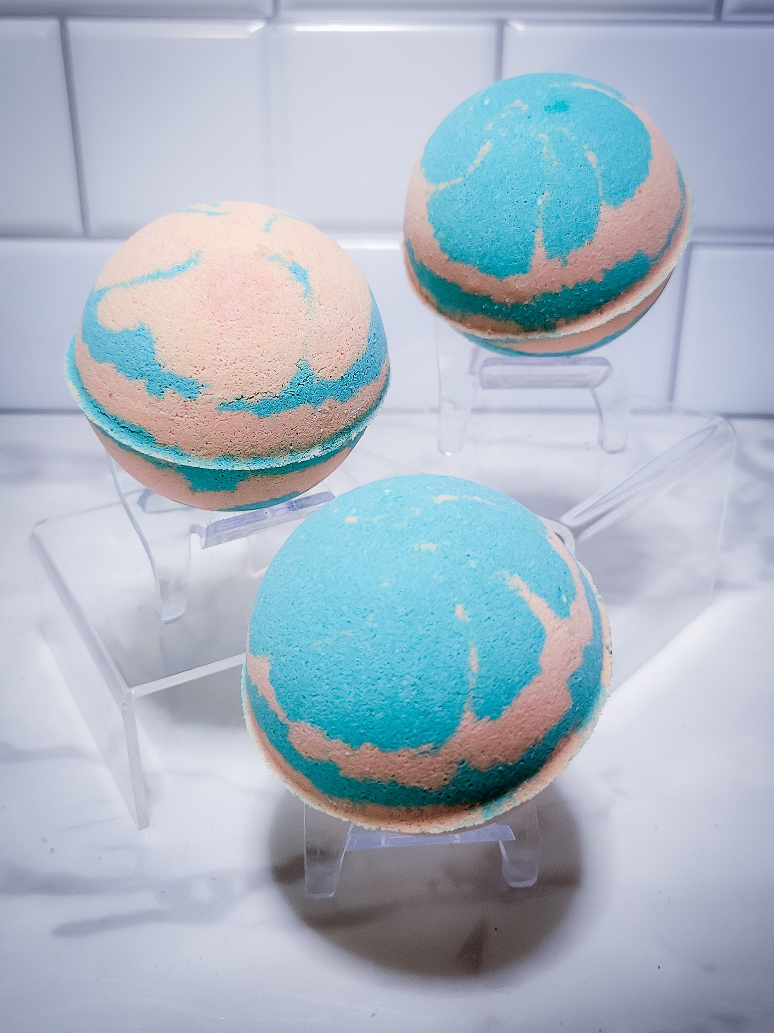 What is the difference between a bath bomb, solid bubble bath, and a shower  melt?