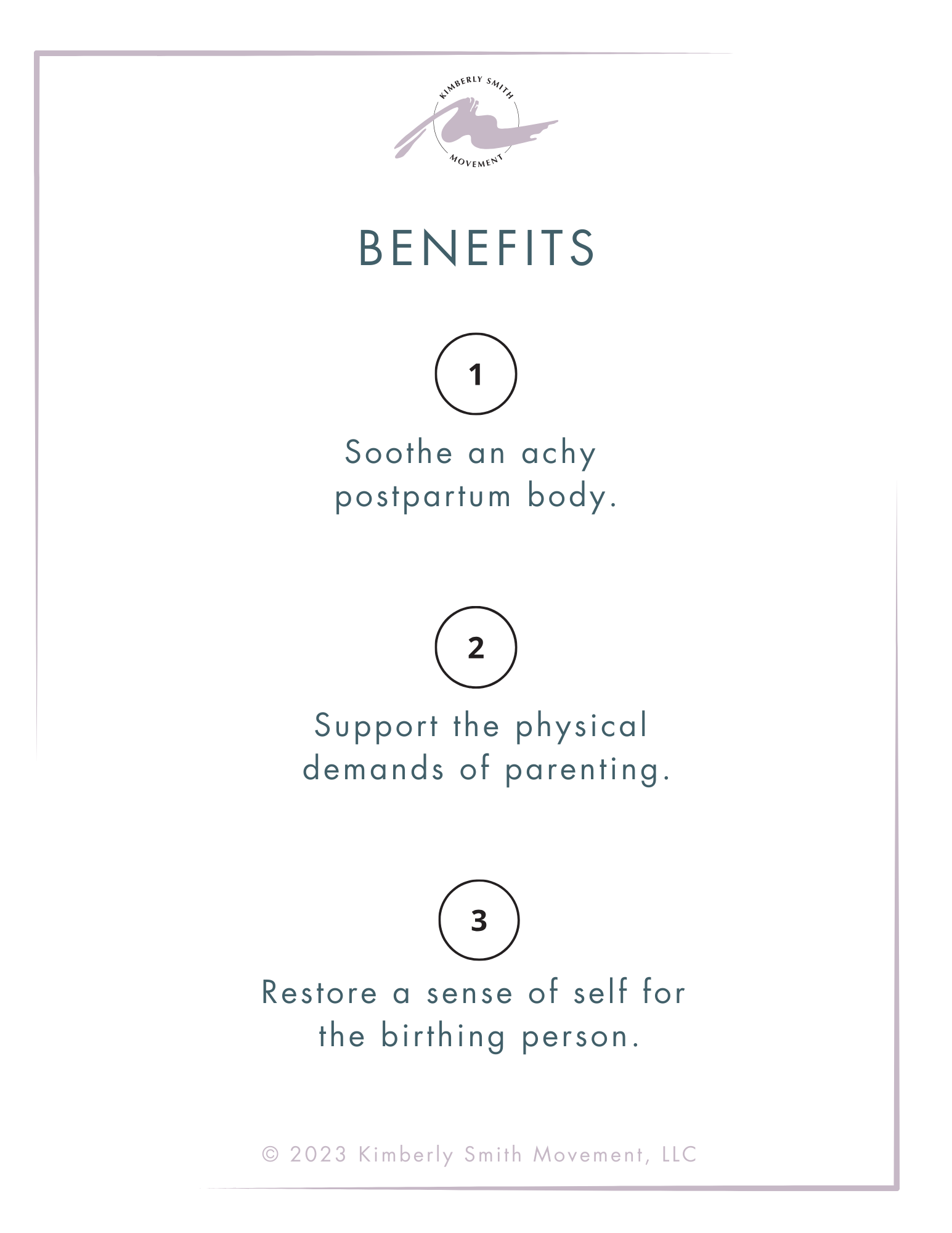 Postpartum Recovery & Exercise Guide — Kimberly Smith Movement
