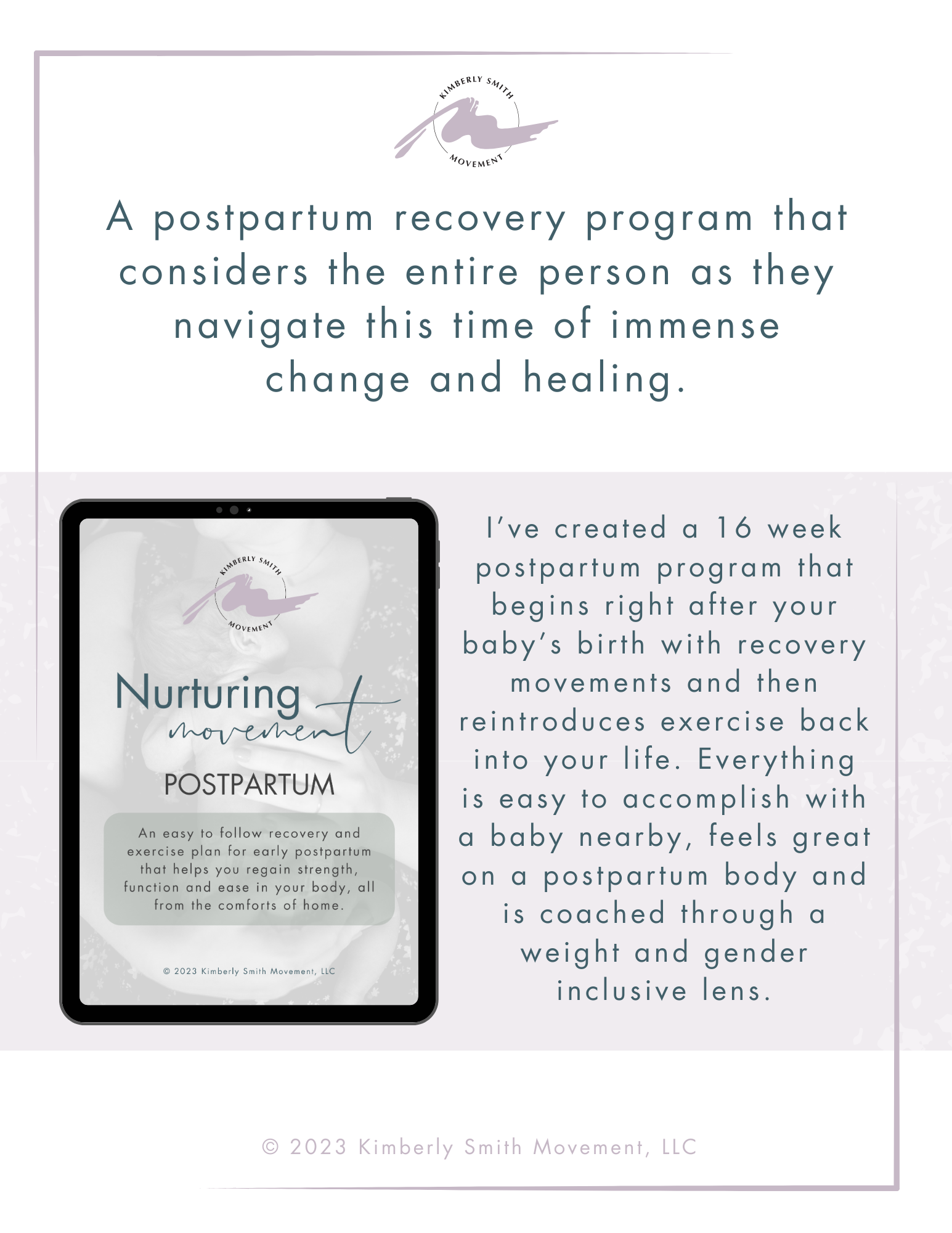 Postpartum Recovery & Exercise Guide — Kimberly Smith Movement