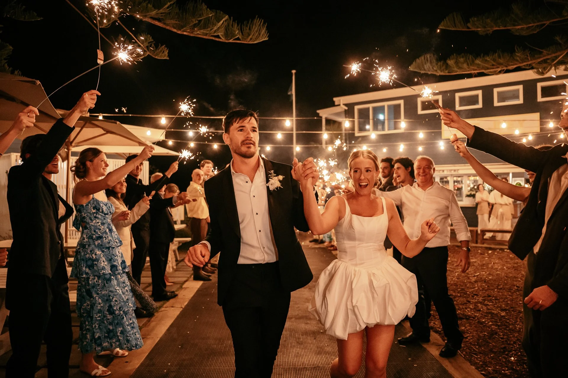 Loved photographing this gorgeous couple at &quot;The Joey&quot;. Such a wonderful venue right on the water at Palm Beach. We had such a fun night ending with a memorable sparkler exit 🔥

#thejoey #CoastalWedding #thejoeywedding 
@thejoeypalmbeach 
