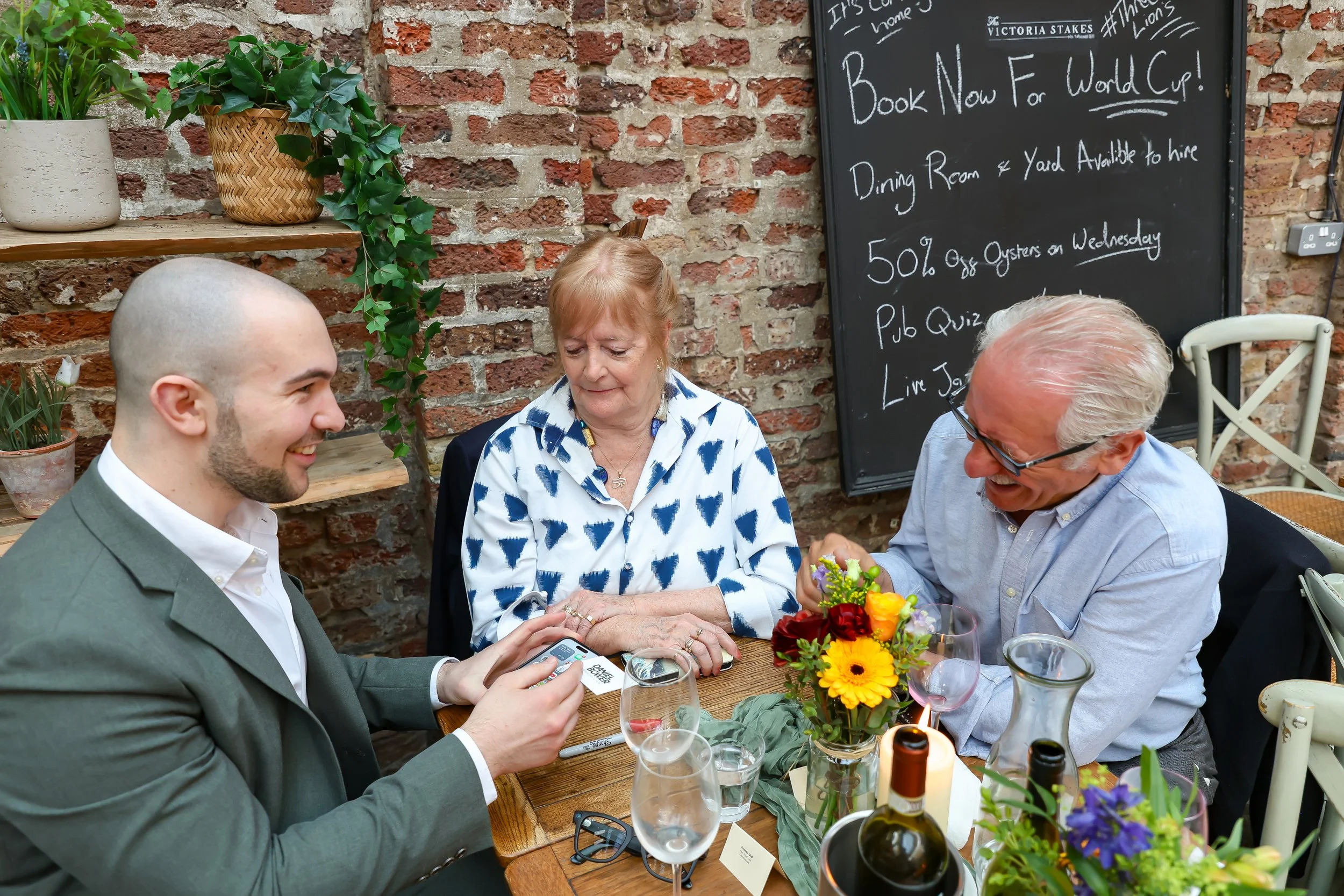 Guests love and enjoying to witness the CLOSE-UP magic to happen. 2026-May 3 Rhoda & Baruch Golden Wedding Anniversary. 