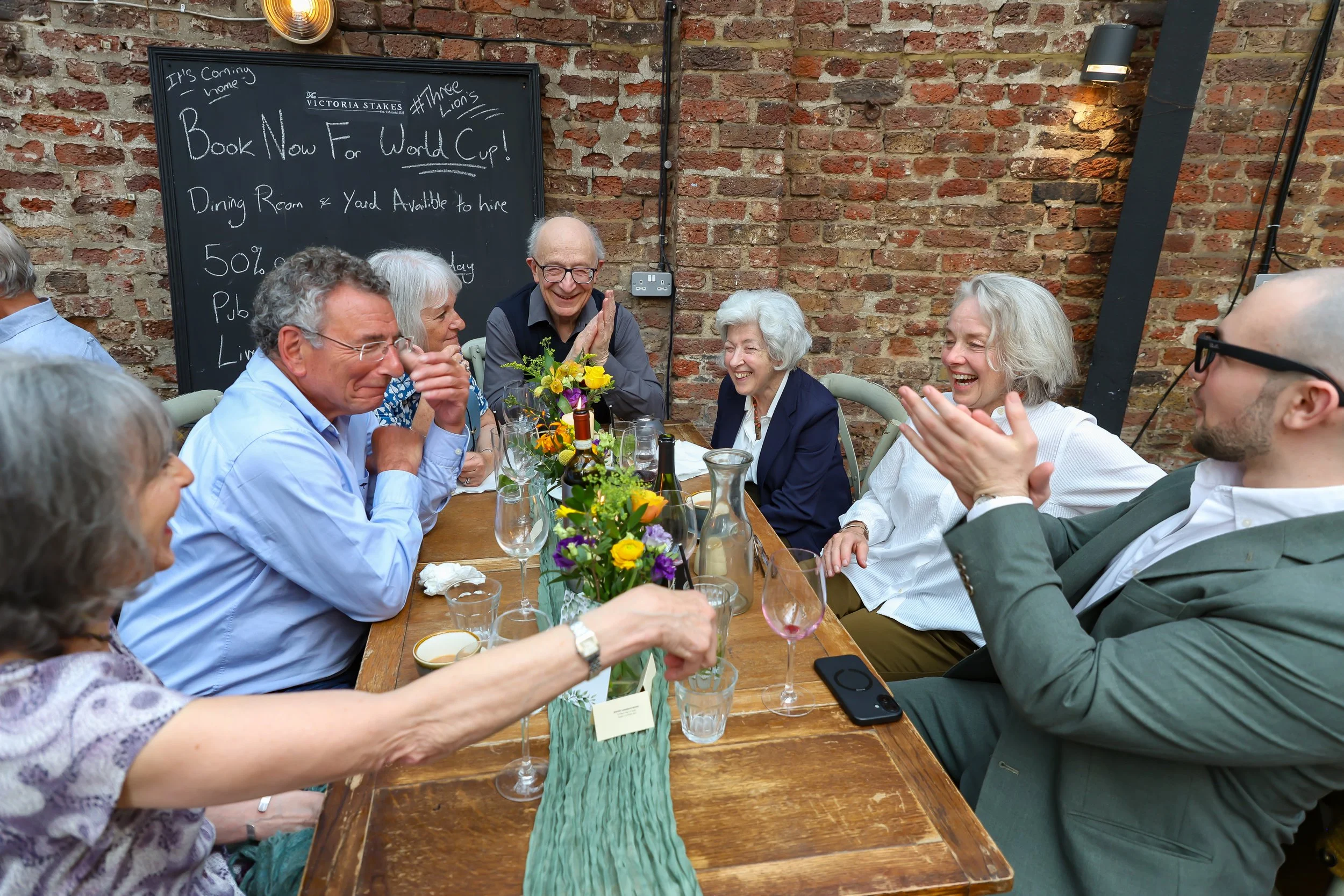 Guests love and enjoying to witness the magic to happen. 2026-May 3 Rhoda & Baruch Golden Wedding Anniversary. 
