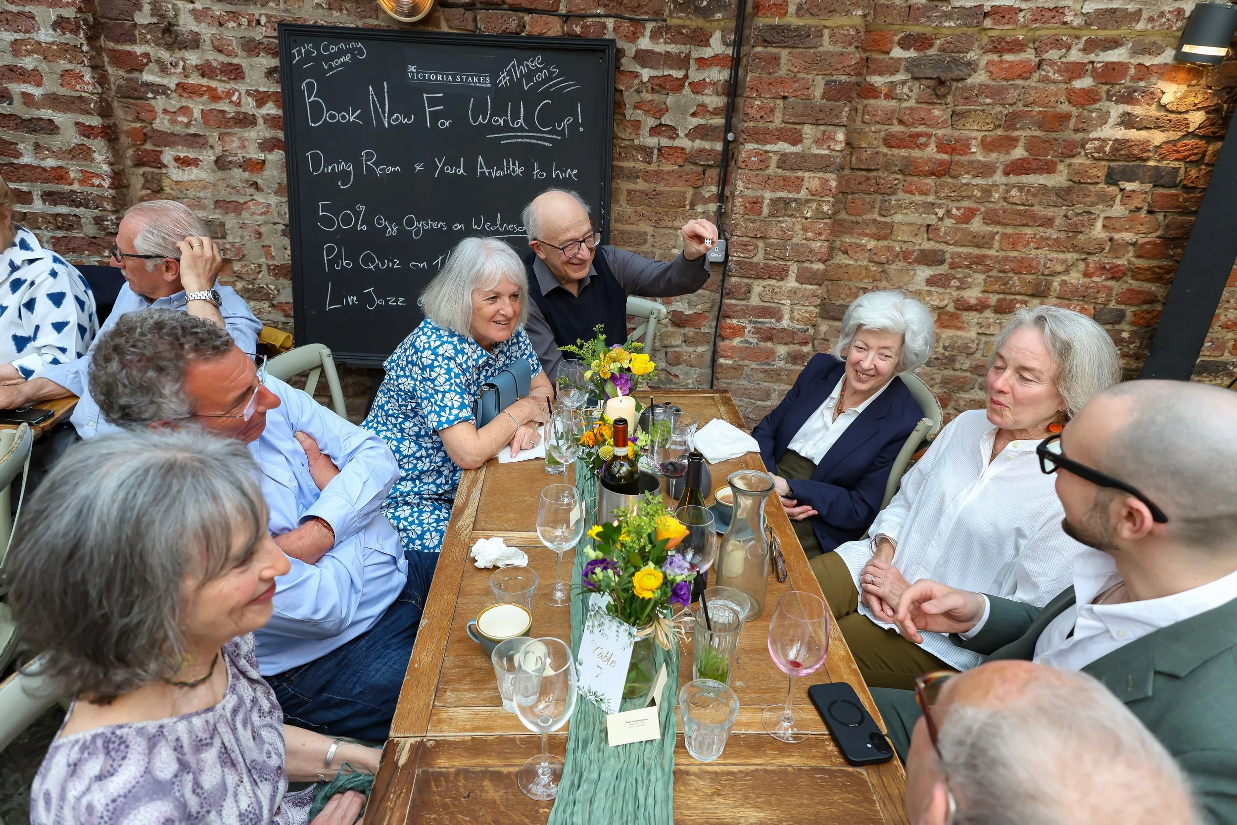 Guests love and enjoying to witness the magic to happen. 2026-May 3 Rhoda & Baruch Golden Wedding Anniversary. 