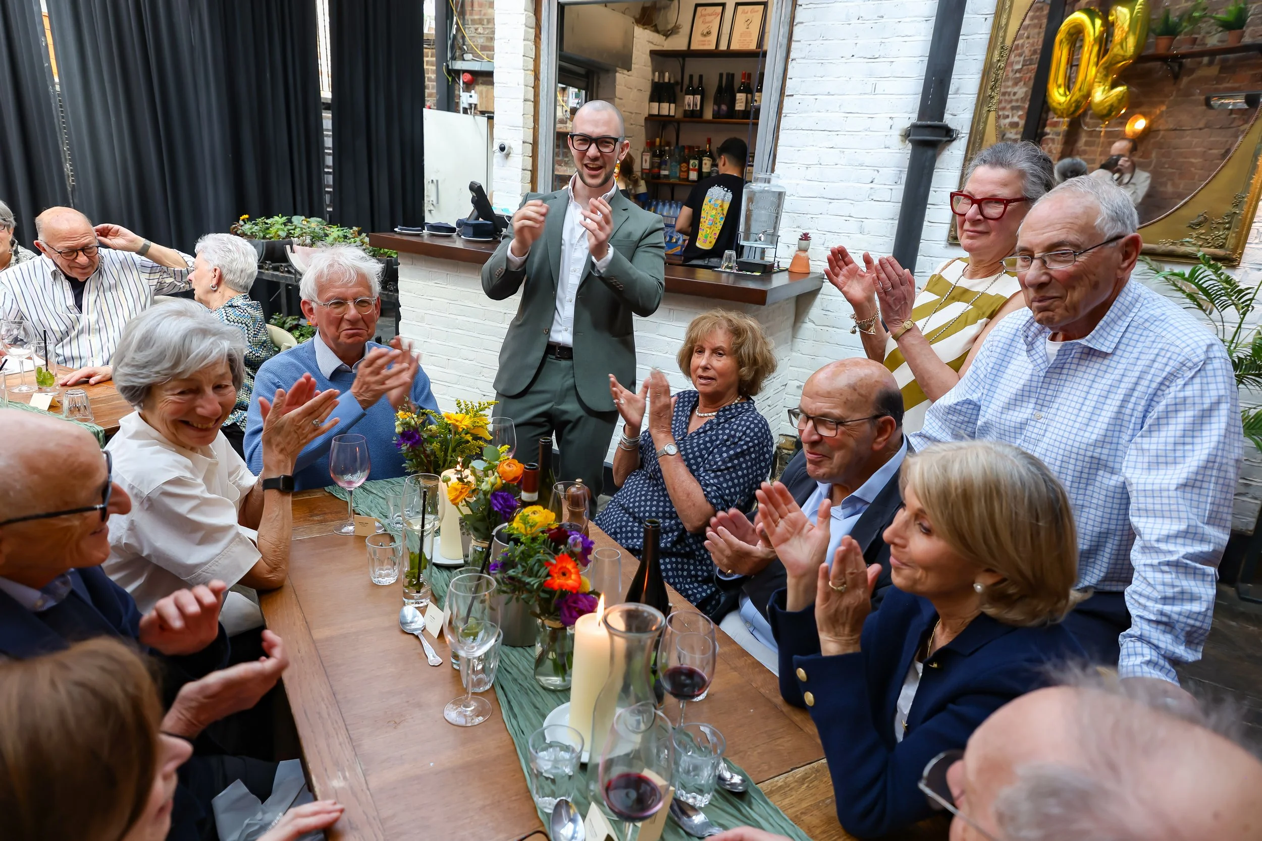 No dull moment with the magician. 2026-May 3 Rhoda & Baruch Golden Wedding Anniversary. 