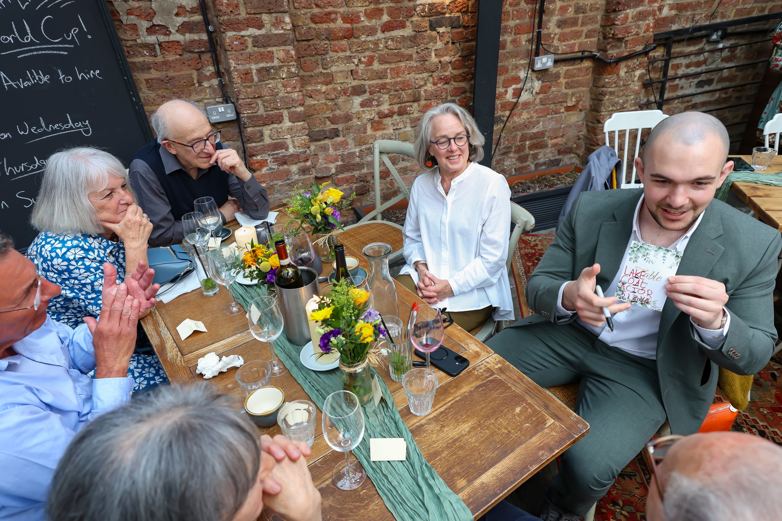 Guests love and enjoying to witness the magic to happen. 2026-May 3 Rhoda & Baruch Golden Wedding Anniversary. 