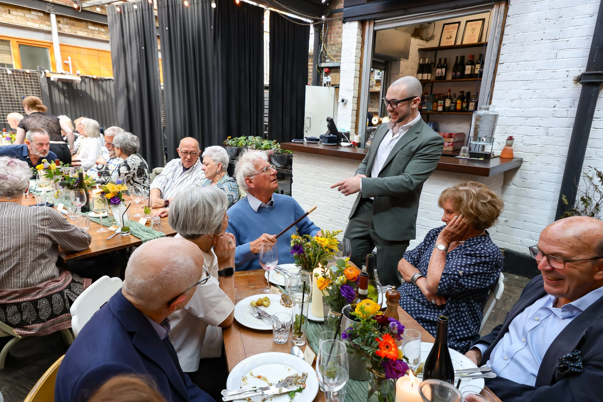 No dull moment with the magician. 2026-May 3 Rhoda & Baruch Golden Wedding Anniversary. 