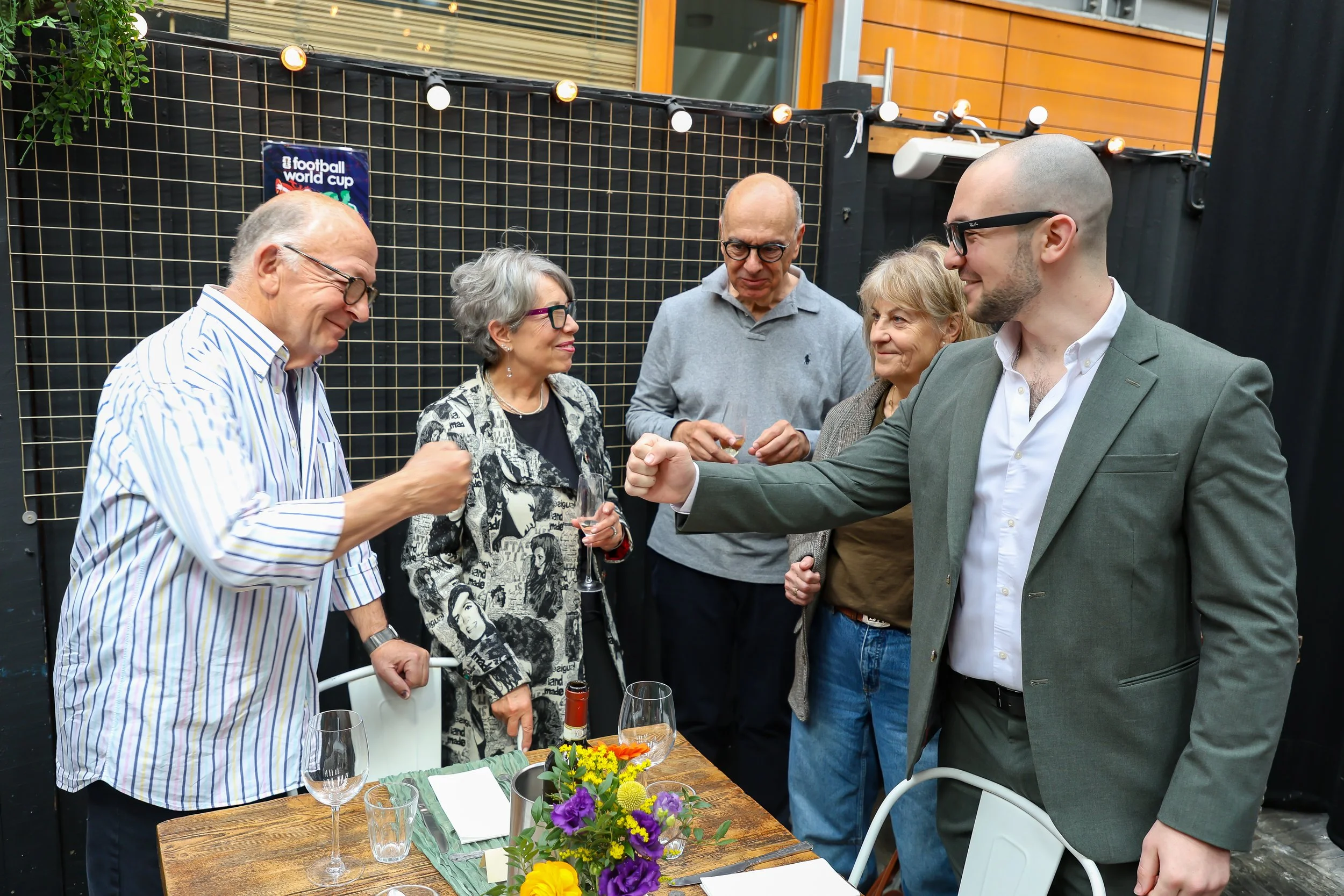 Guests loved the magician's performance. 2026-May 3 Rhoda & Baruch Golden Wedding Anniversary. 