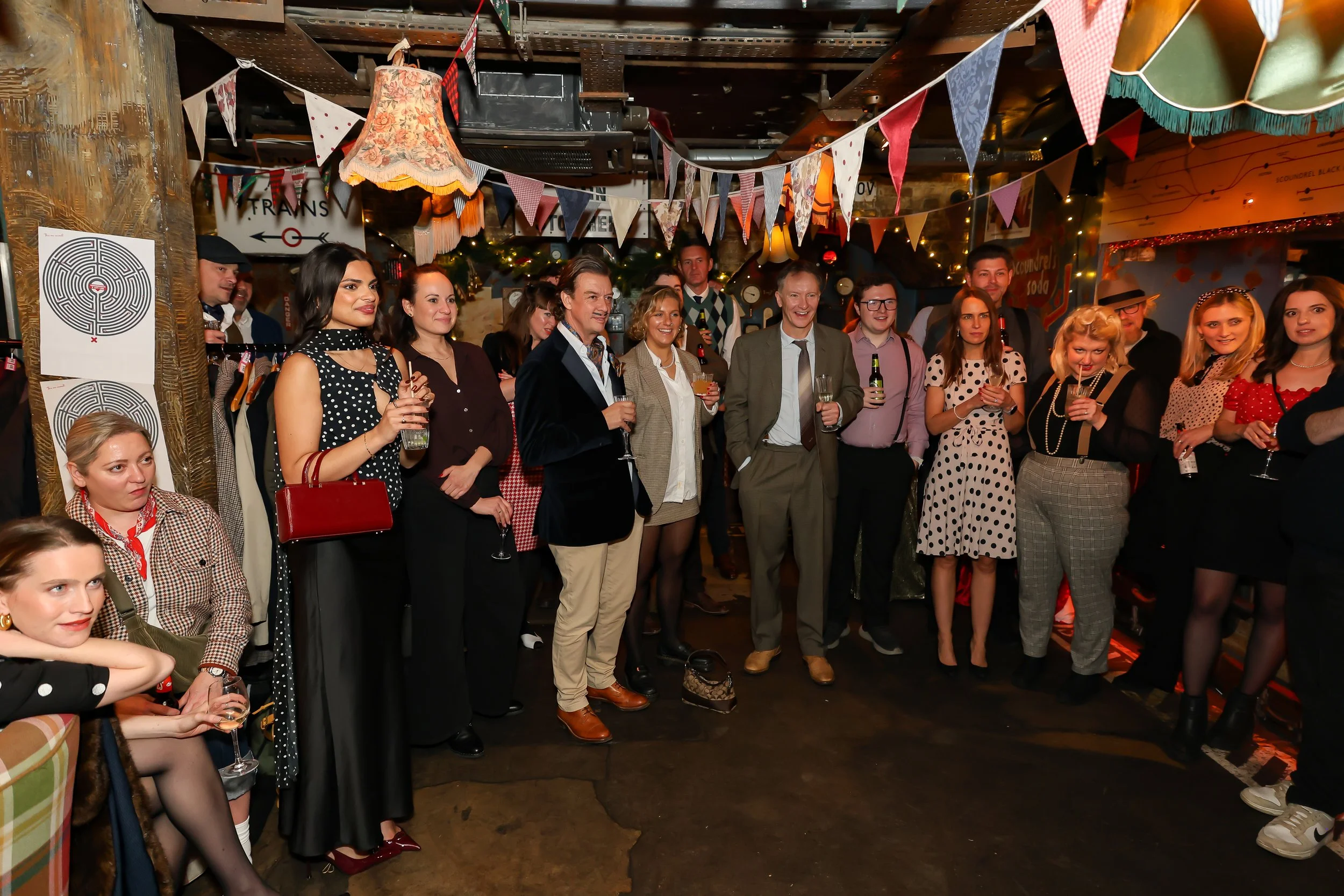 Magician entertaining guests with walk-around magic during reception
