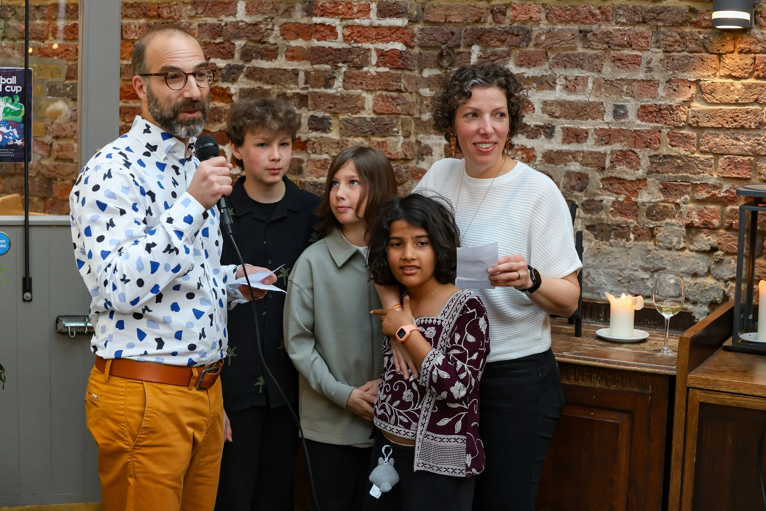Grand children & children expresses thanks to their parents. 2026-May 3 Rhoda & Baruch Golden Anniversary. 