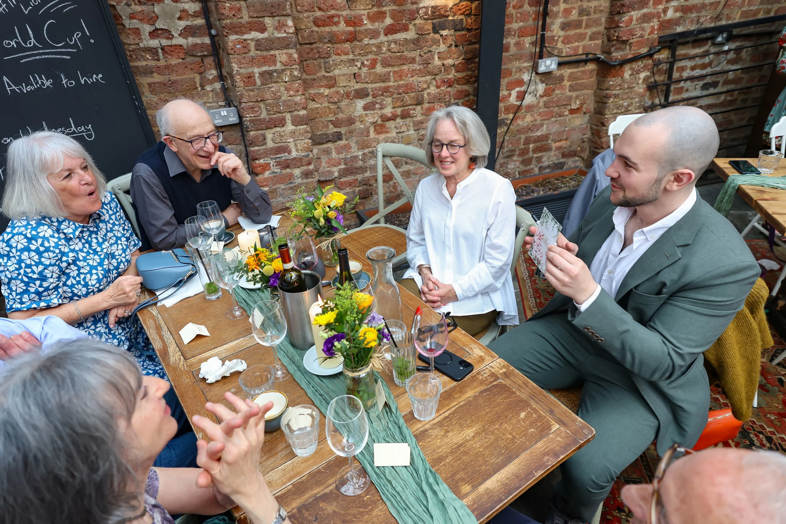 Guests love and enjoying to witness the magic to happen. 2026-May 3 Rhoda & Baruch Golden Wedding Anniversary. 