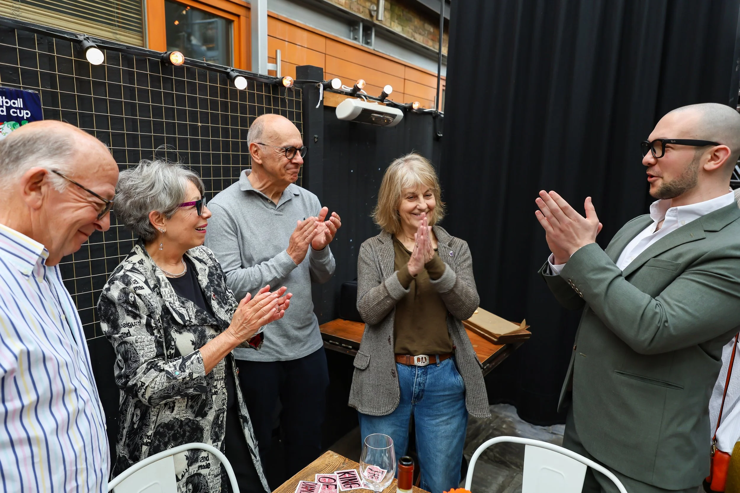 Guests loved the magician's performance. 2026-May 3 Rhoda & Baruch Golden Wedding Anniversary. 