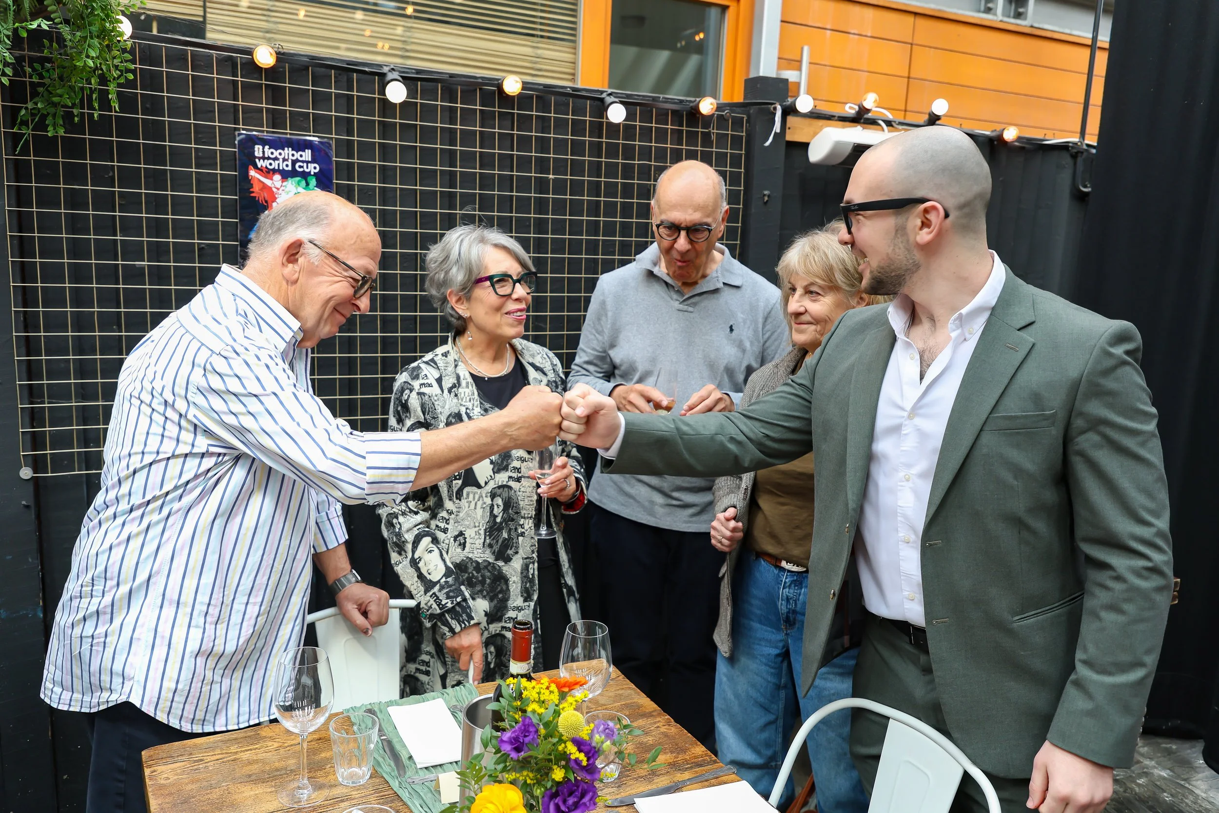 Guests loved the magician's performance. 2026-May 3 Rhoda & Baruch Golden Wedding Anniversary. 