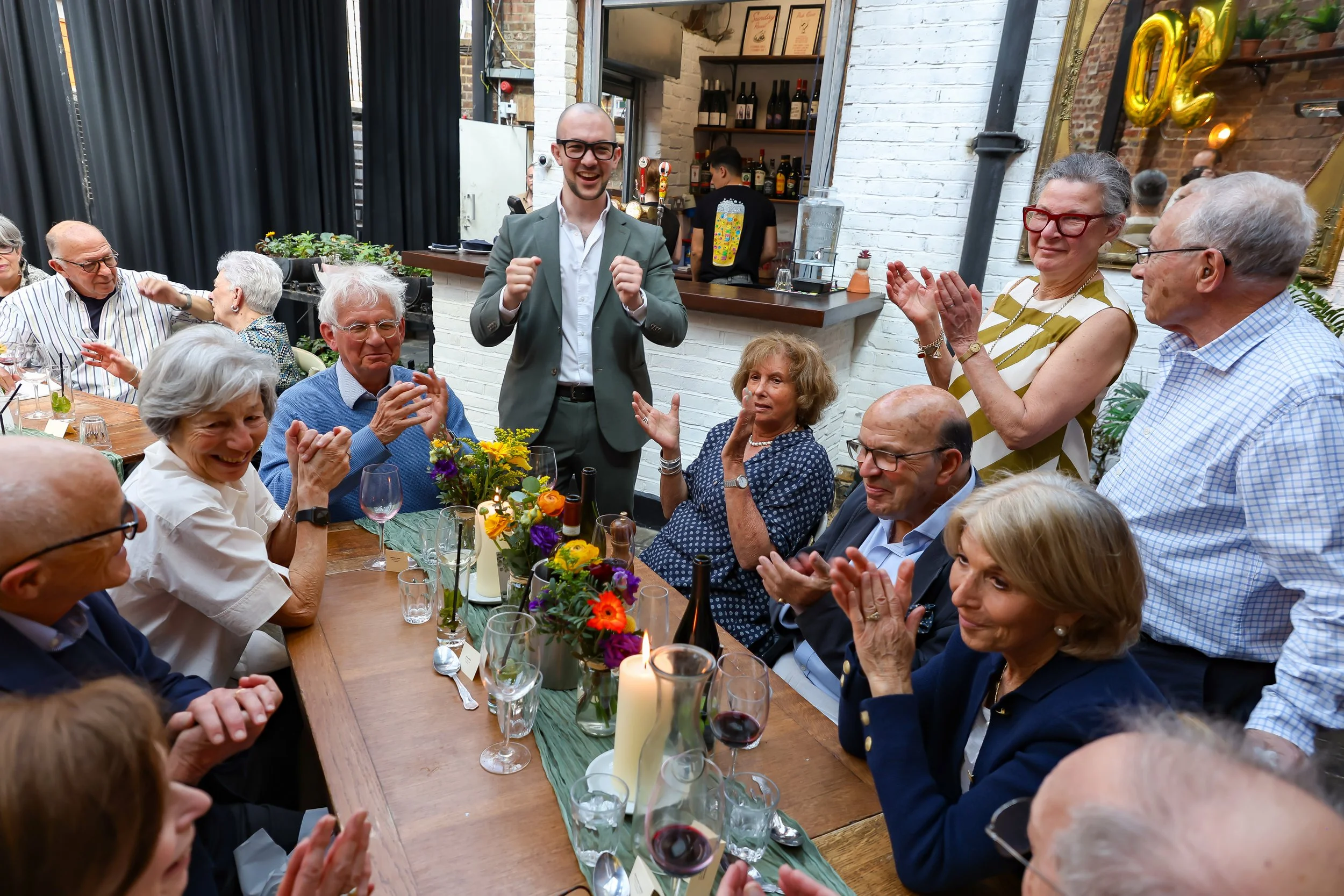 No dull moment with the magician. 2026-May 3 Rhoda & Baruch Golden Wedding Anniversary. 