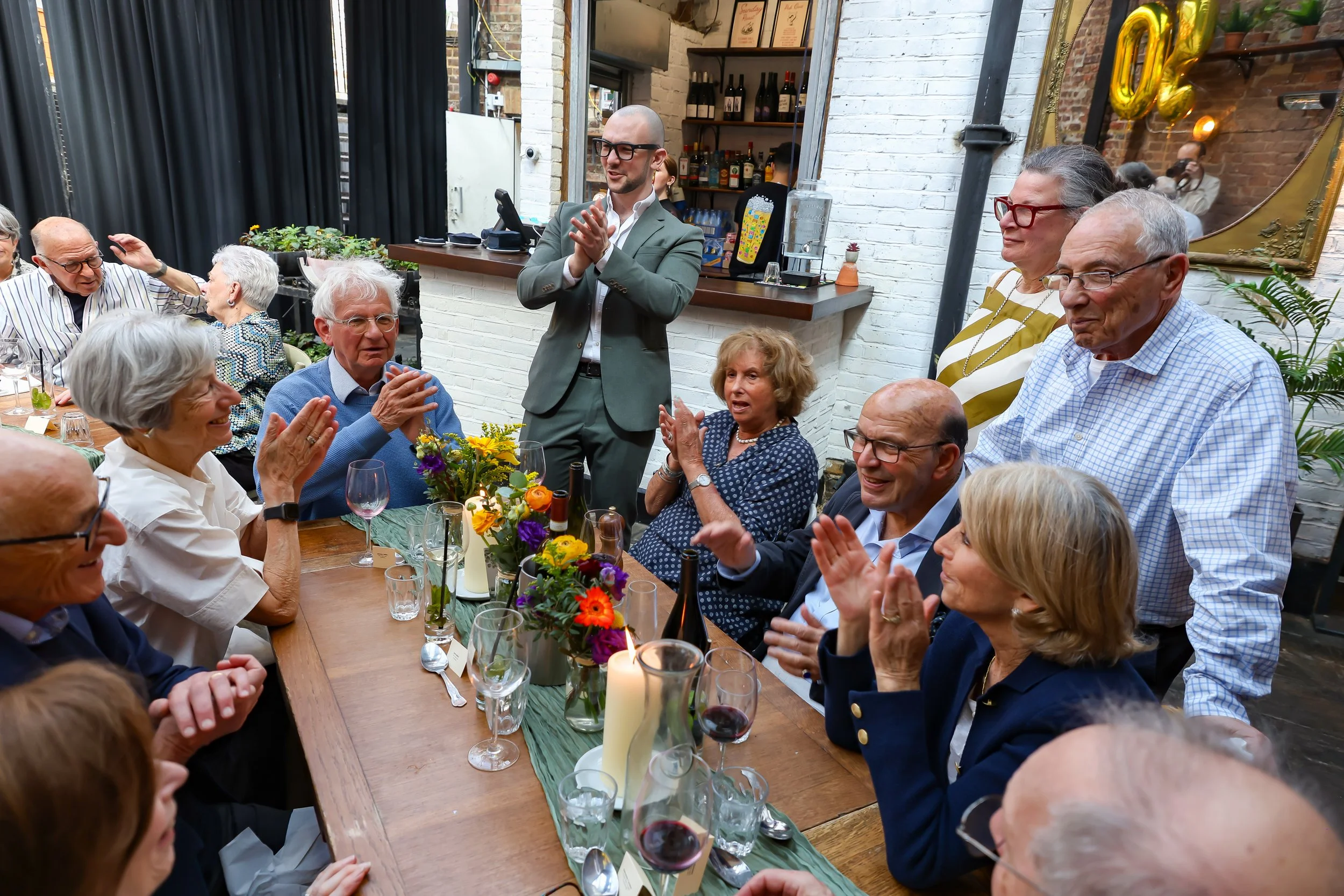 No dull moment with the magician. 2026-May 3 Rhoda & Baruch Golden Wedding Anniversary. 