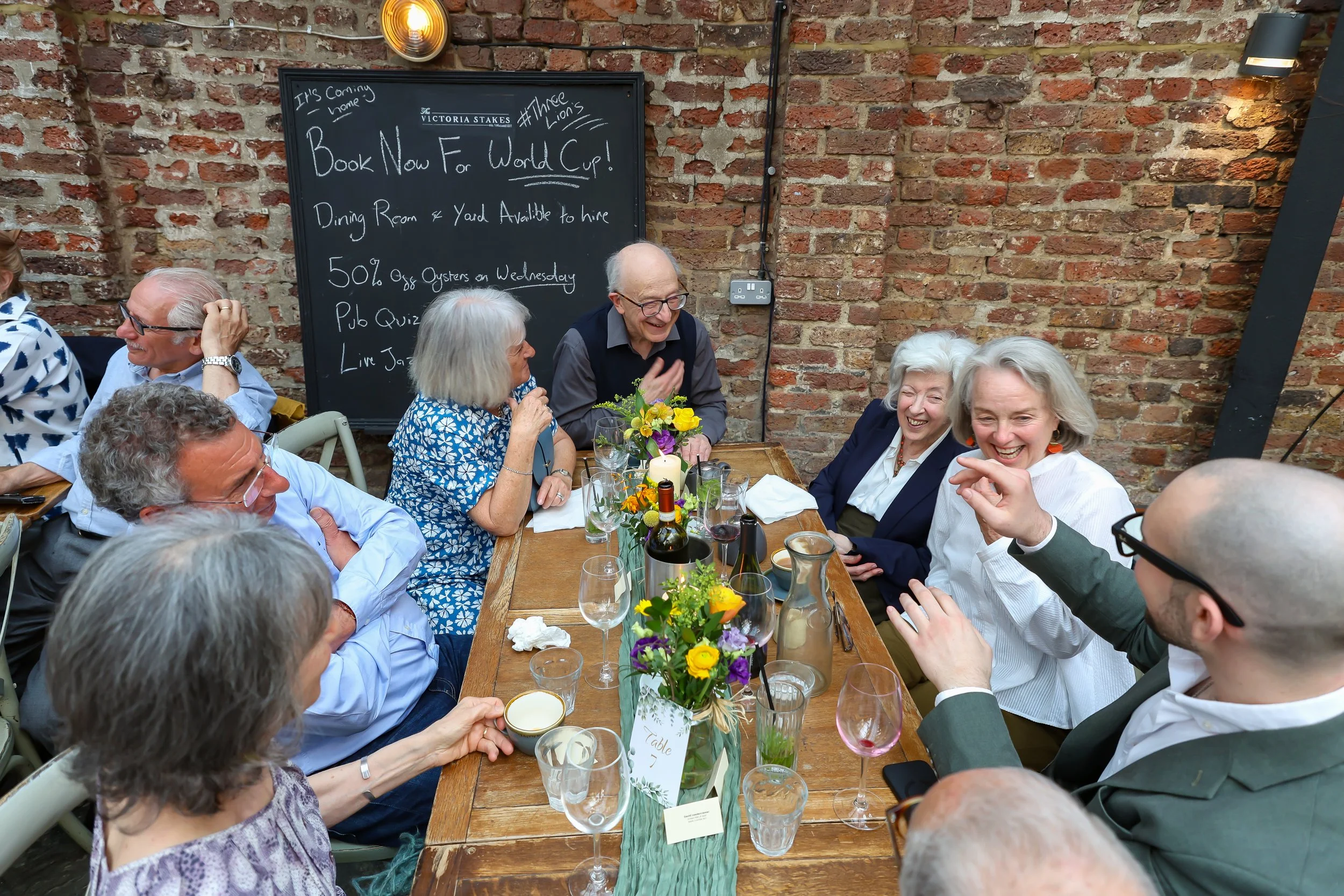 Guests love and enjoying to witness the magic to happen. 2026-May 3 Rhoda & Baruch Golden Wedding Anniversary. 