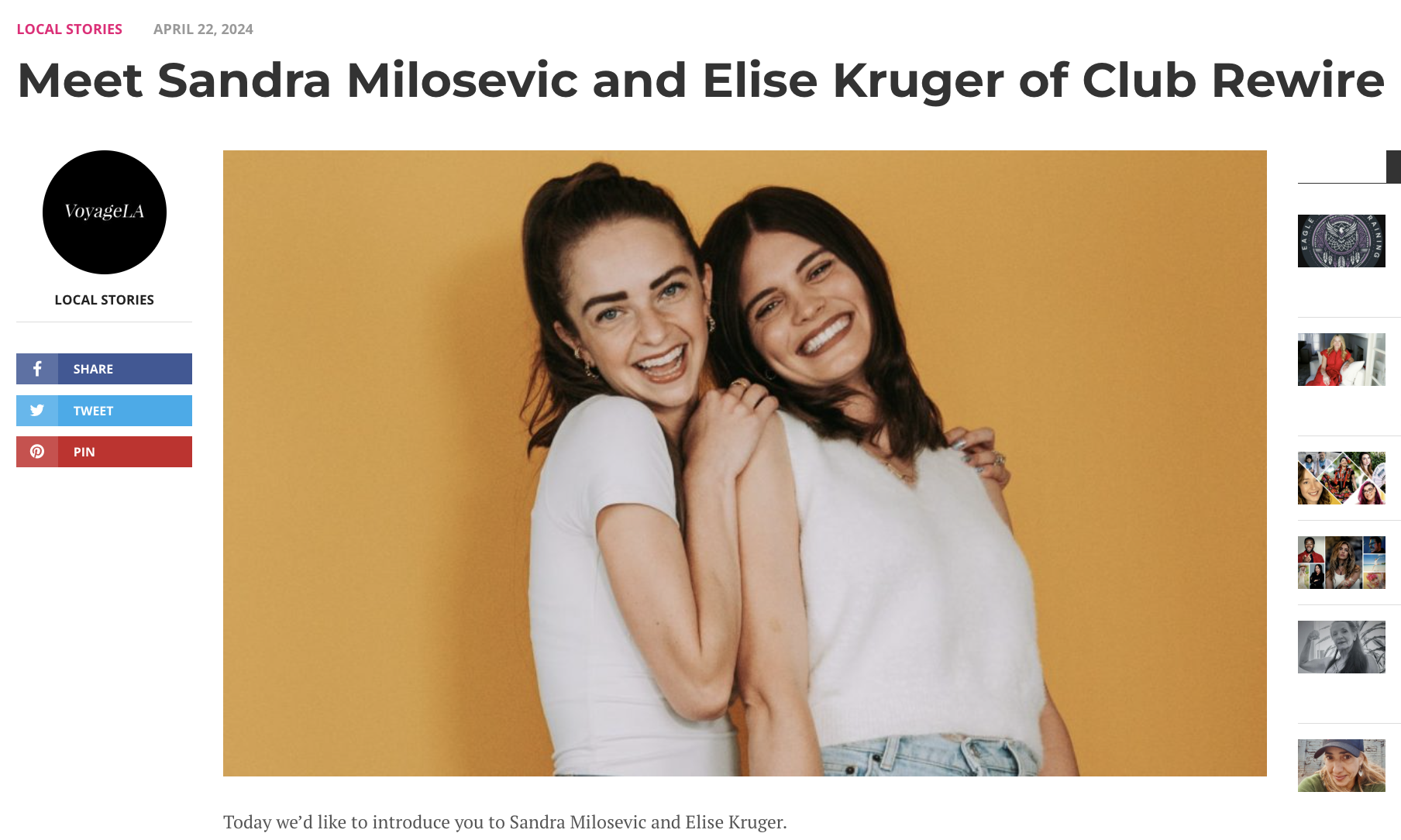 Voyage LA (April 22 2024)